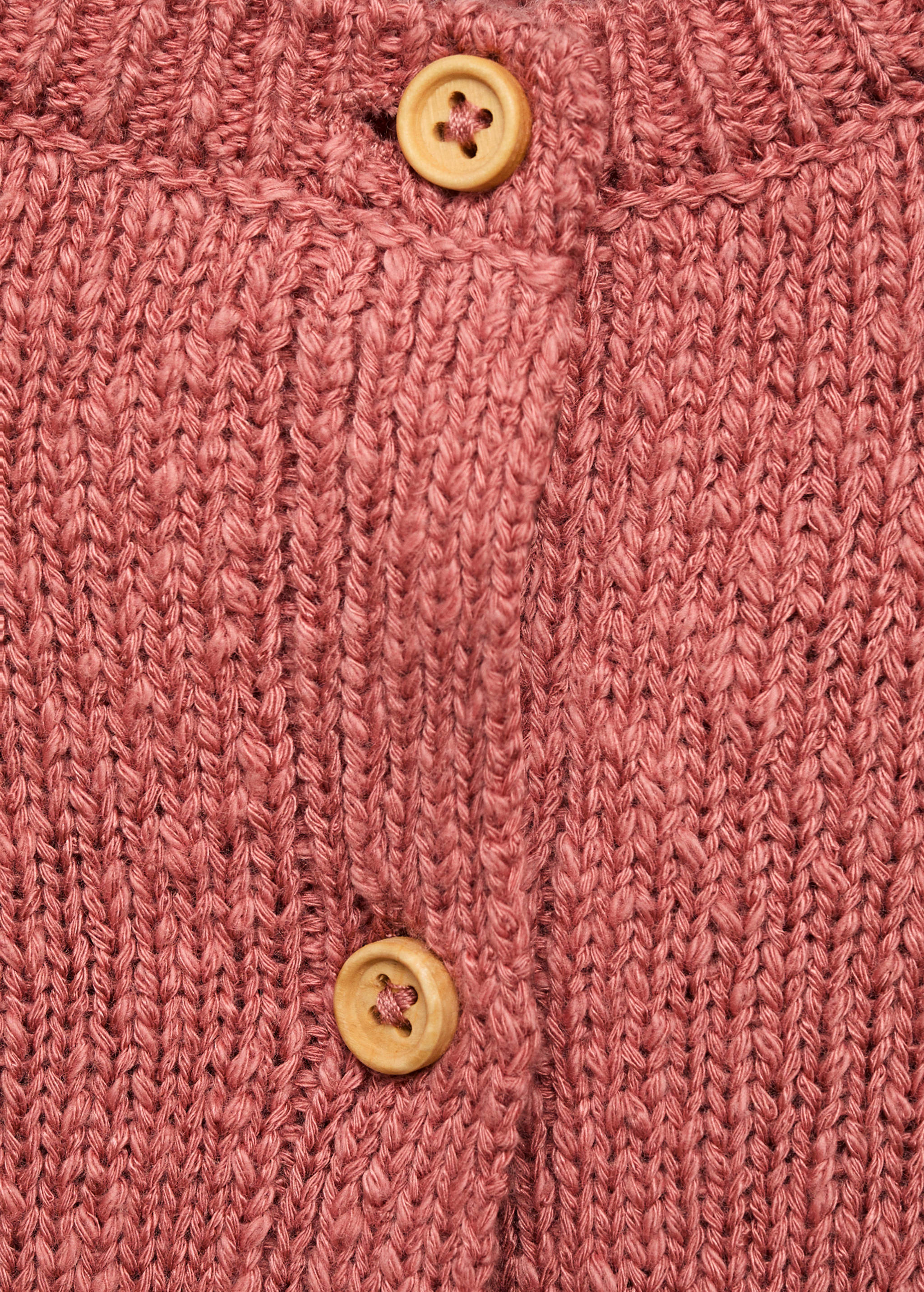 Knitted button cardigan - Details of the article 8