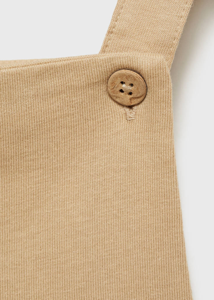 Knitted short dungarees - thumbnail 3