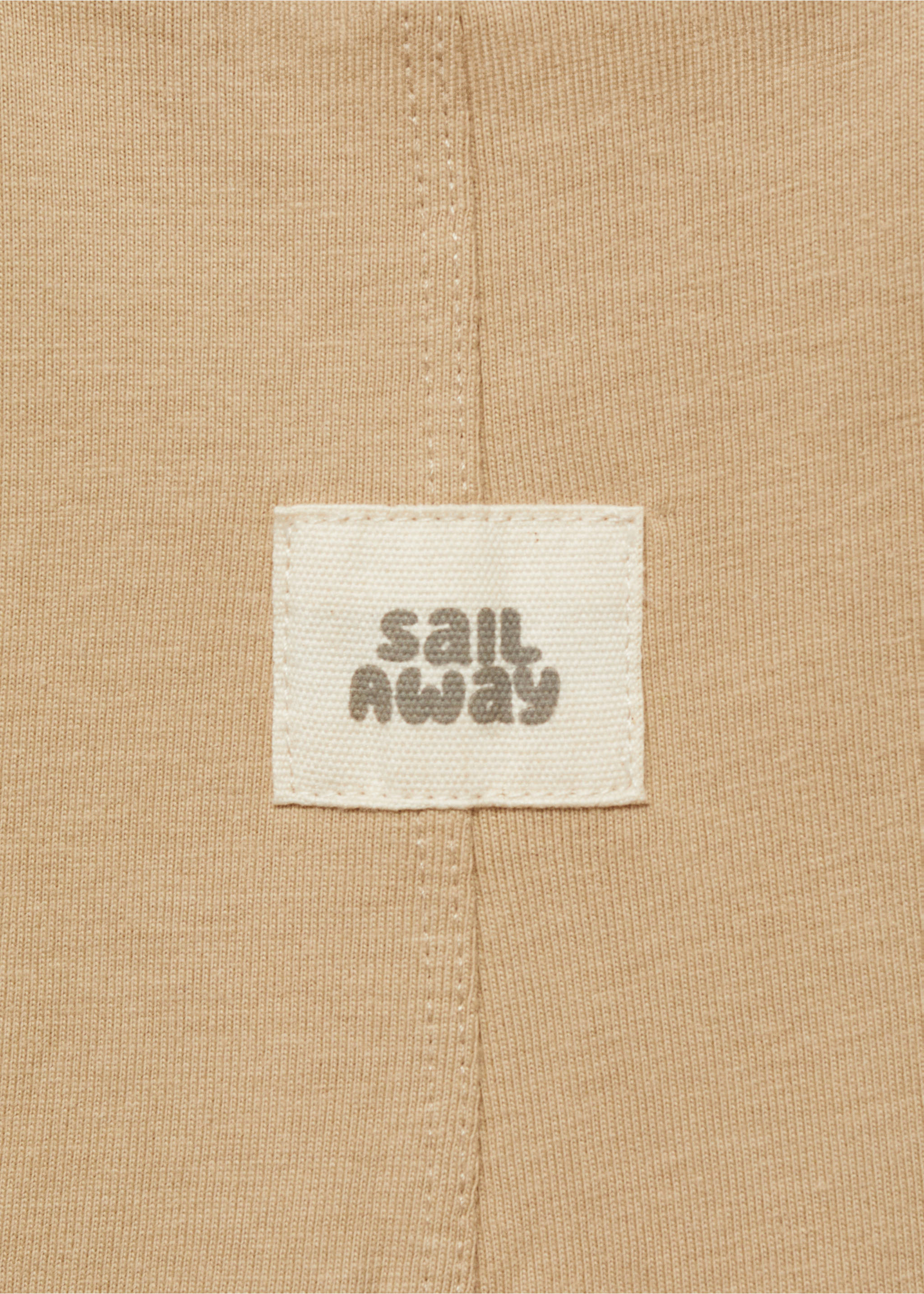 Knitted short dungarees - Details of the article 0, Beige. Ref: 87045958-00.