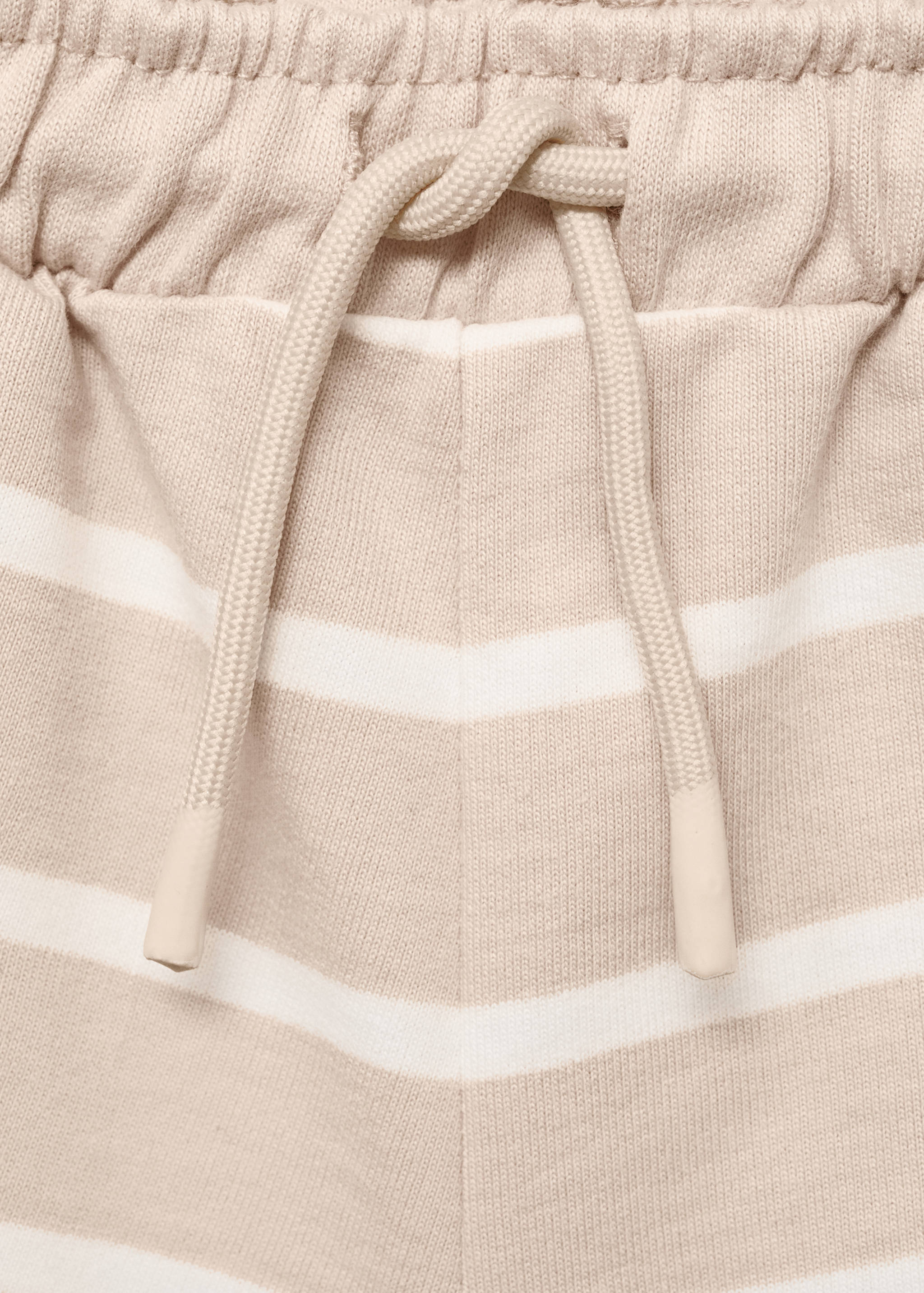 Striped bermuda shorts with drawstring - Details of the article 8