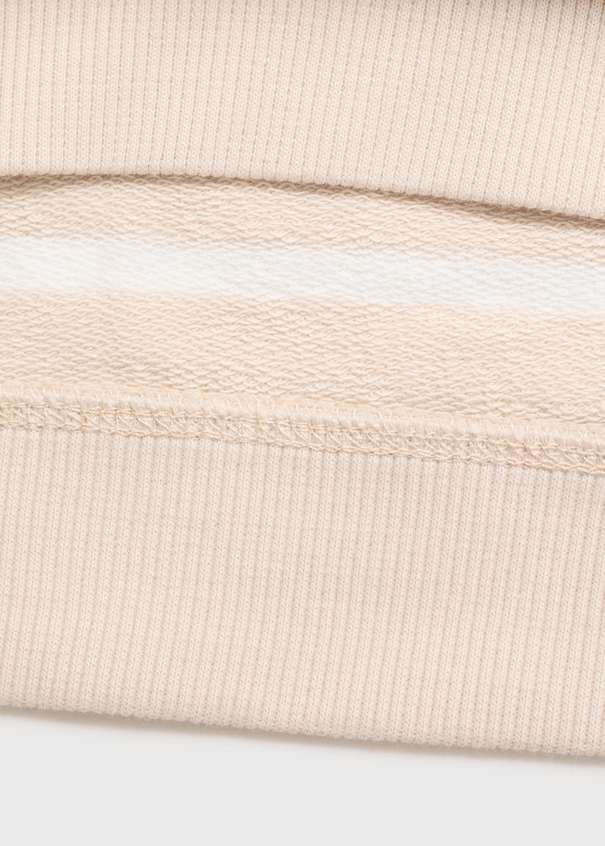 Striped cotton-blend sweatshirt - Details of the article 0