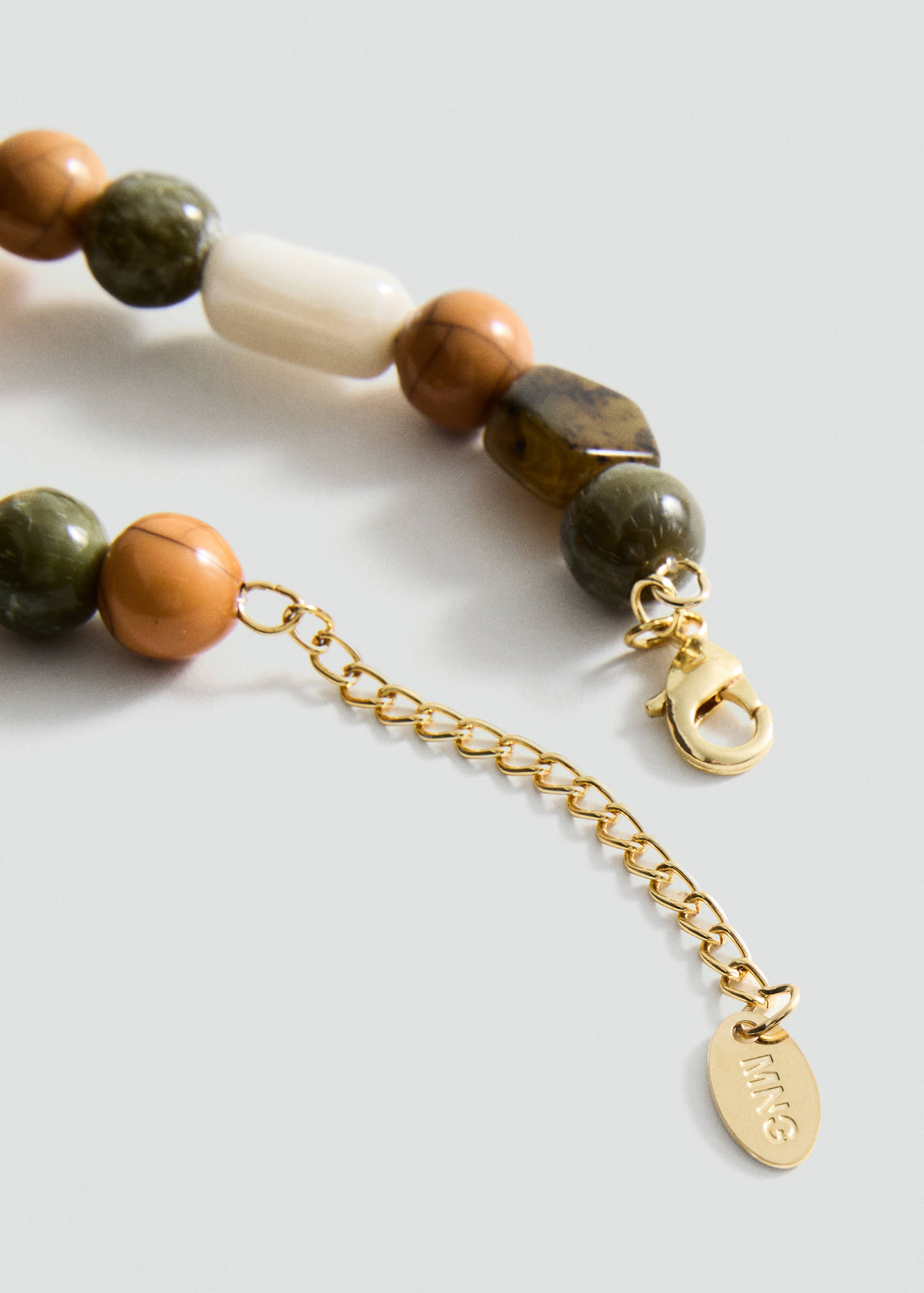 Combined ball necklace - Medium plane