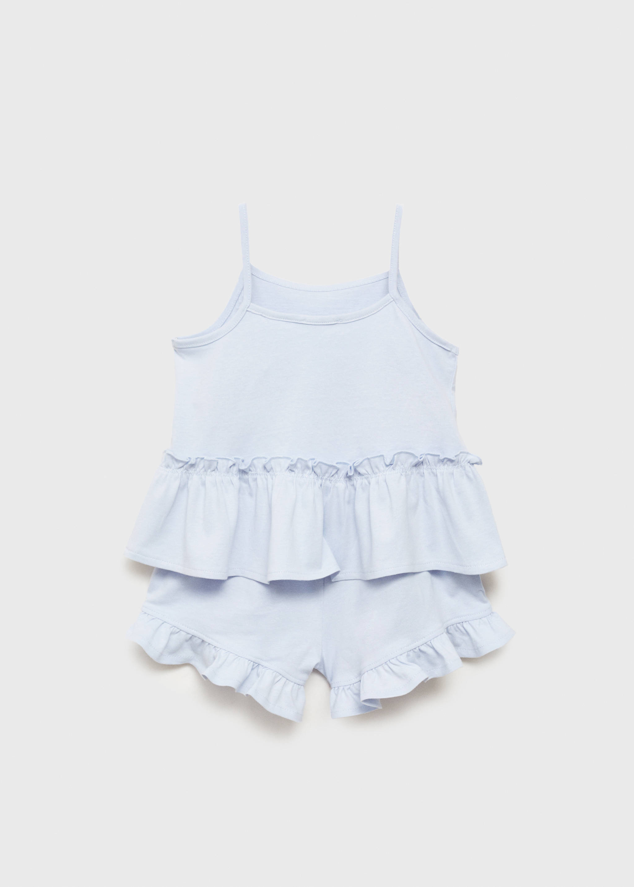 Pijama corto volantes - Reverso del artículo