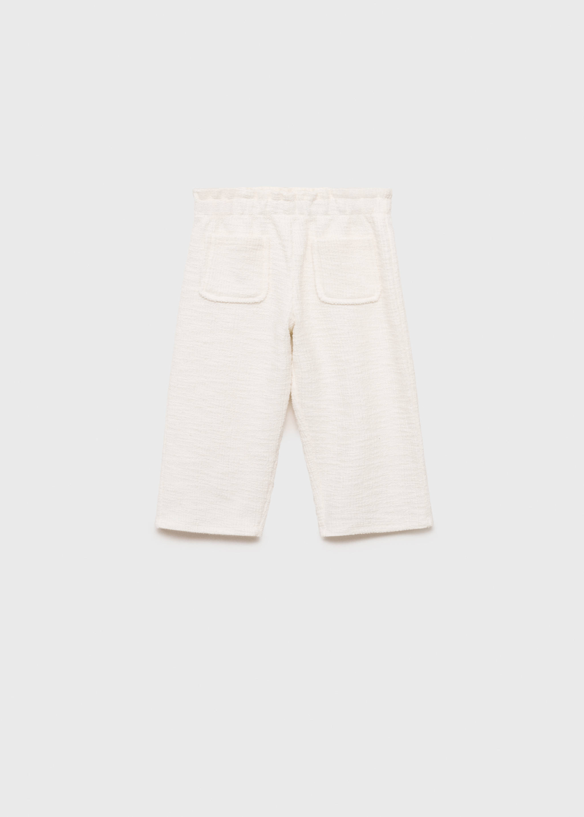 Tweed straight trousers - Article without model