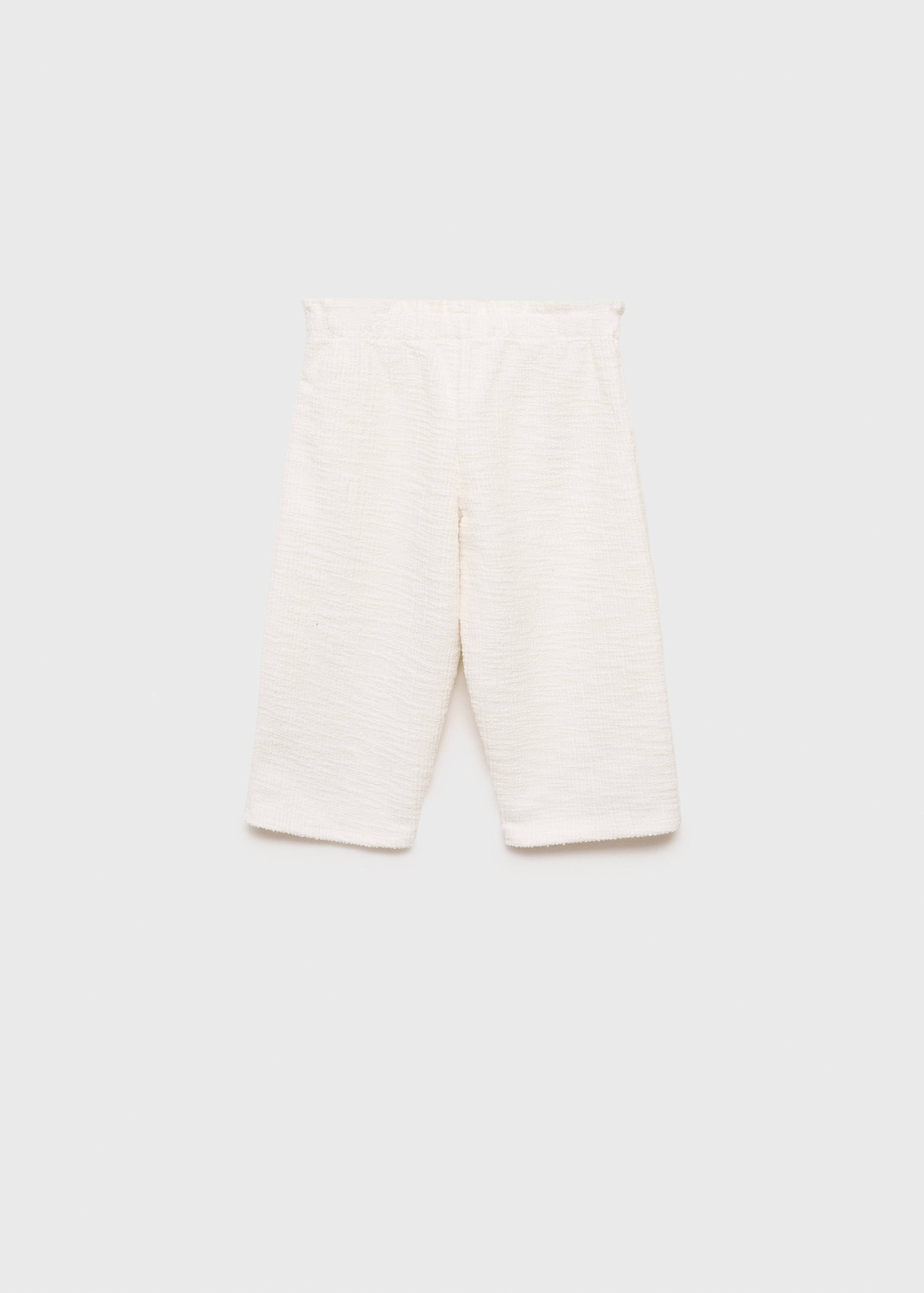 Tweed straight trousers - Reverse of the article