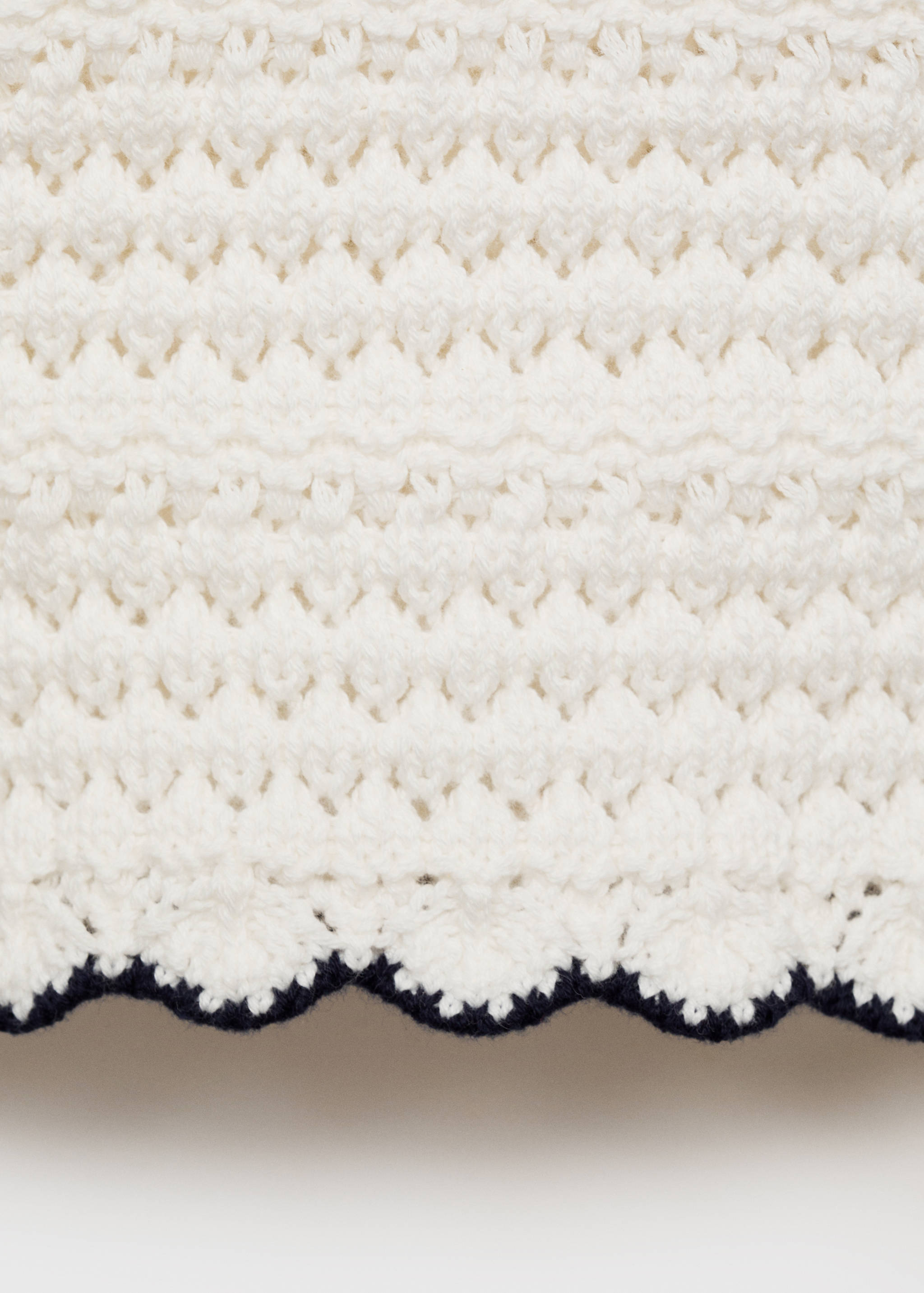 Openwork knitted trousers - Details of the article 0