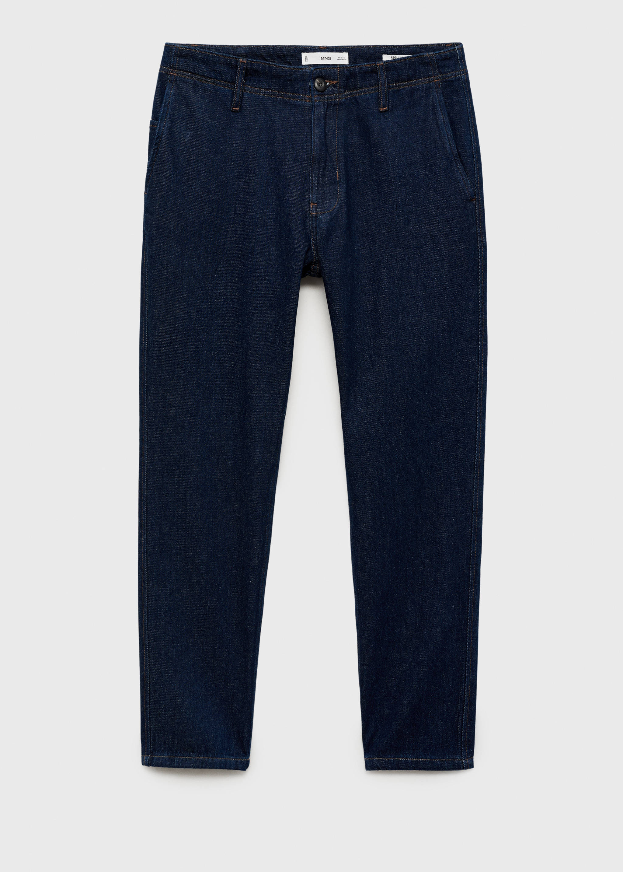 Regular kesim koyu yıkama jean pantolon - Modelsiz ürün