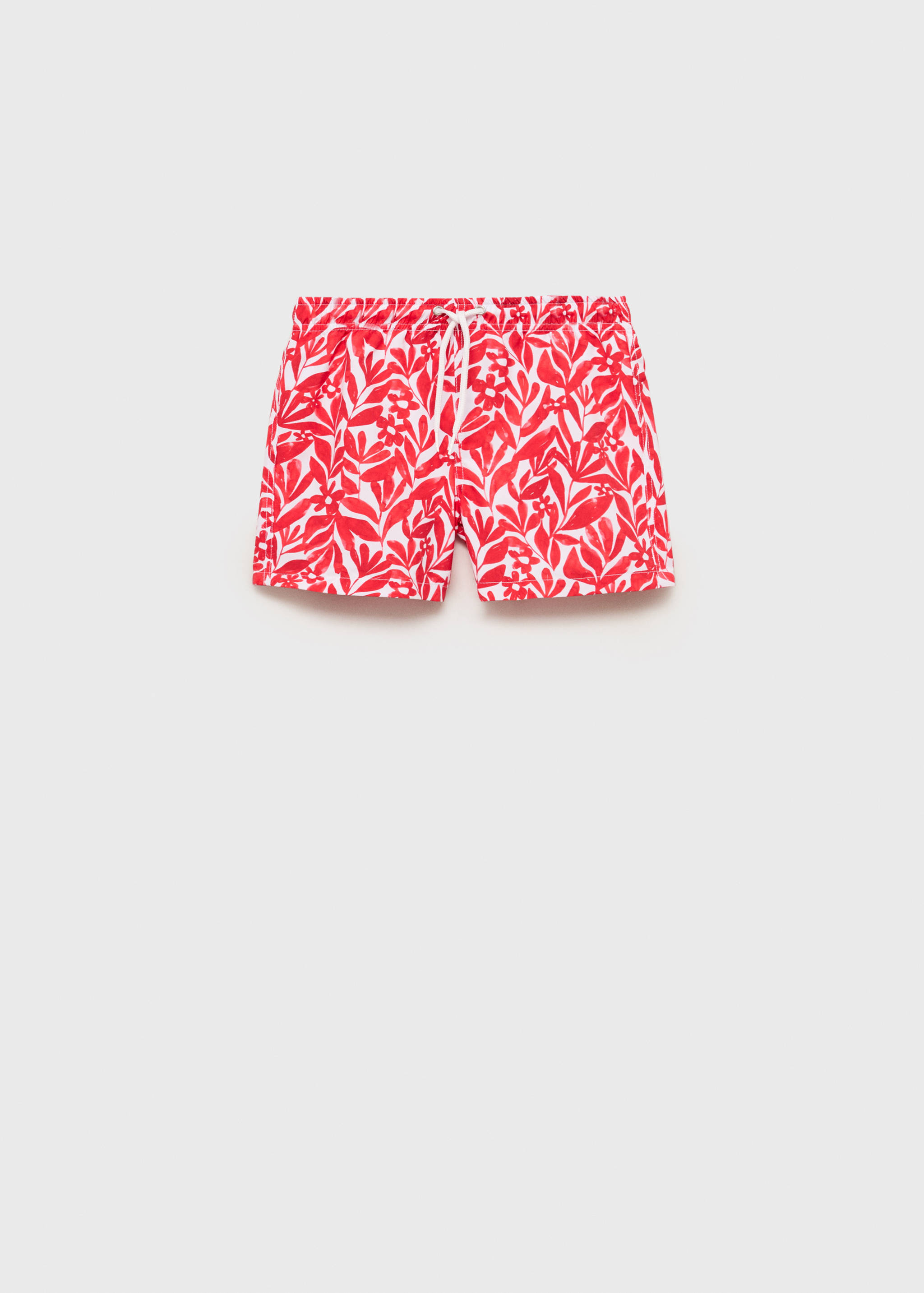 Printed swimsuit with drawstring - Article without model