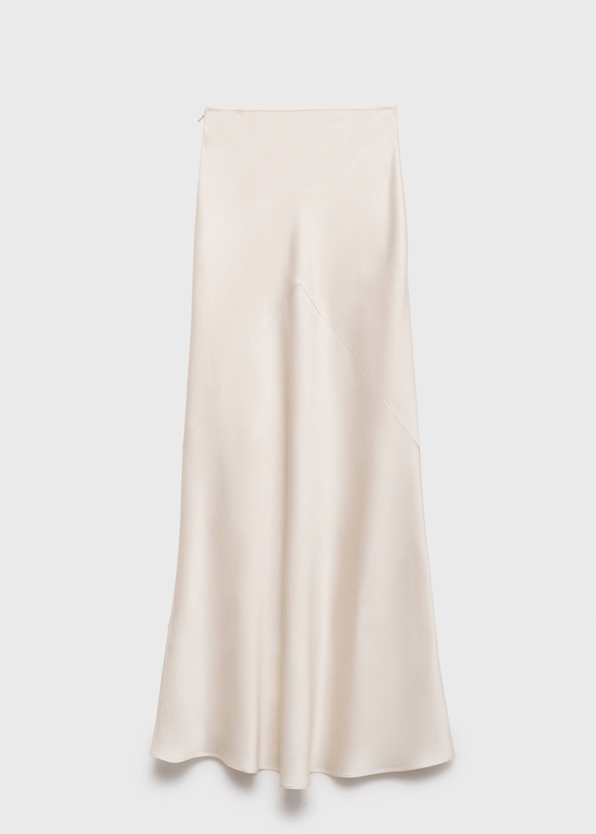 Satin maxi-skirt - Reverse of the article