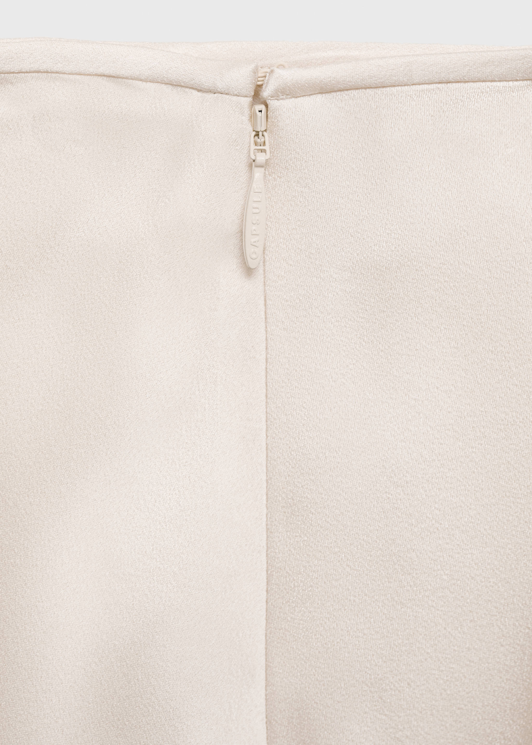 Satin maxi-skirt - Details of the article 0