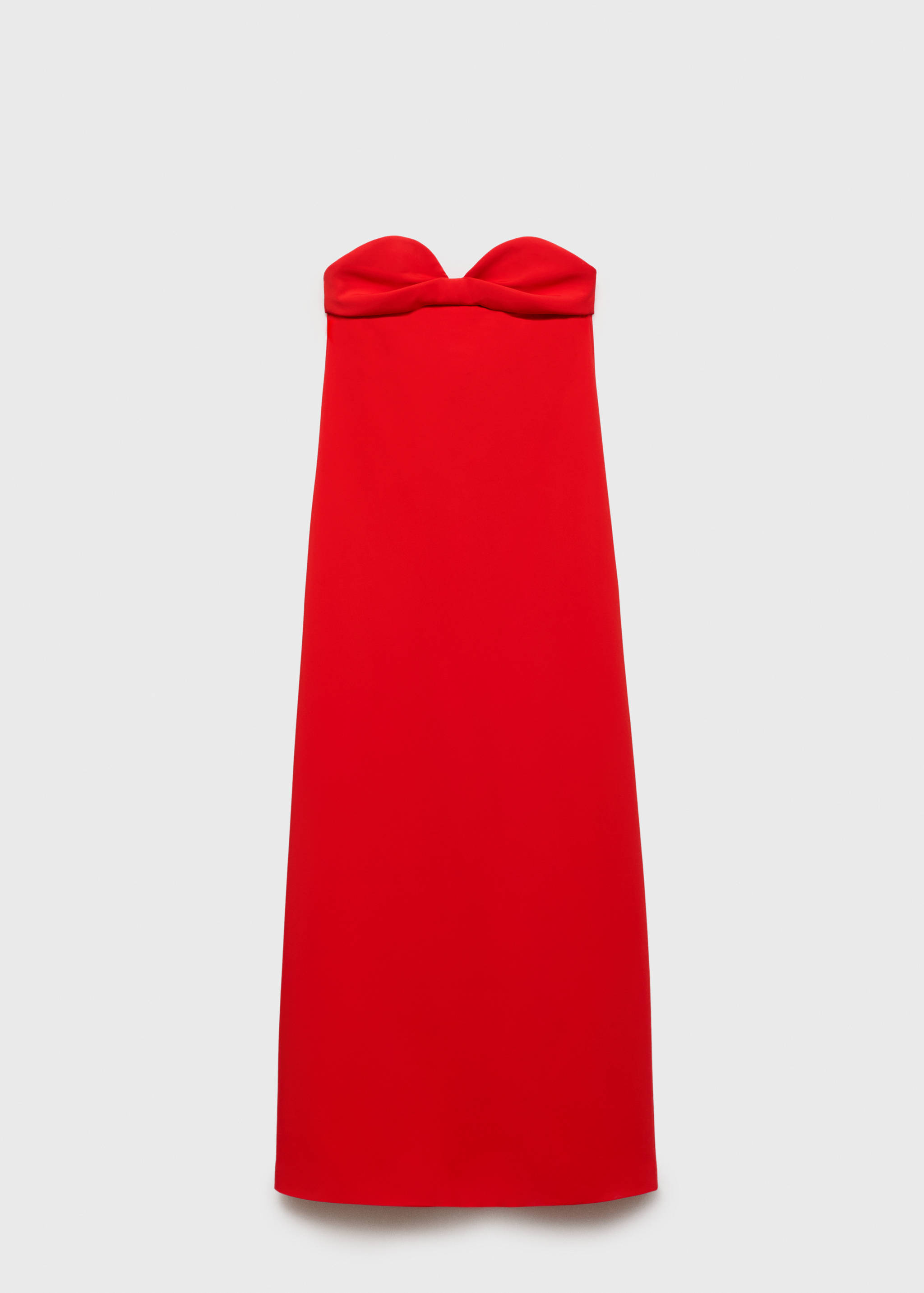 Rochie fără bretele, cu decolteu inimă - Articol fără model