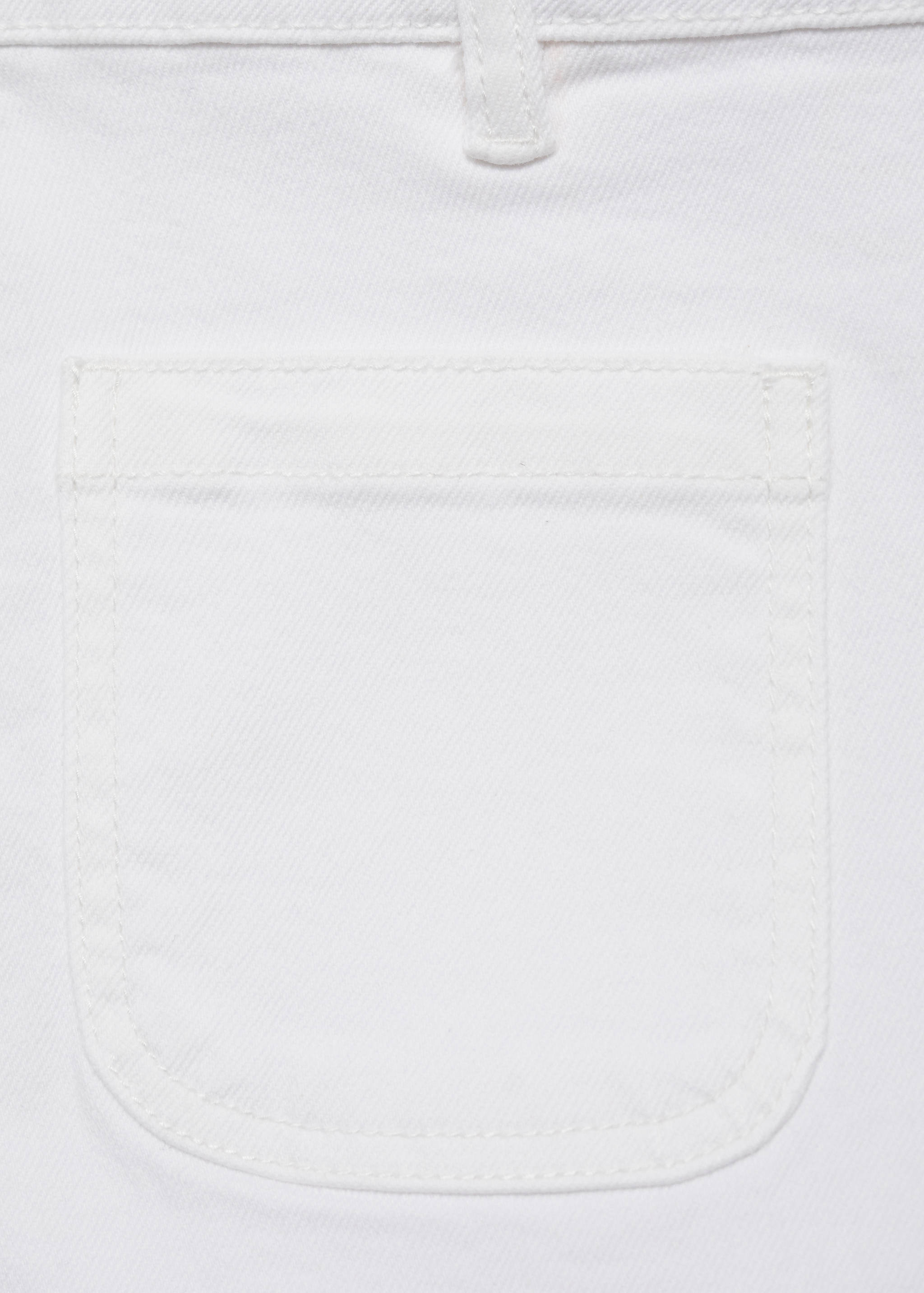 Denim shorts with pockets - Details of the article 0