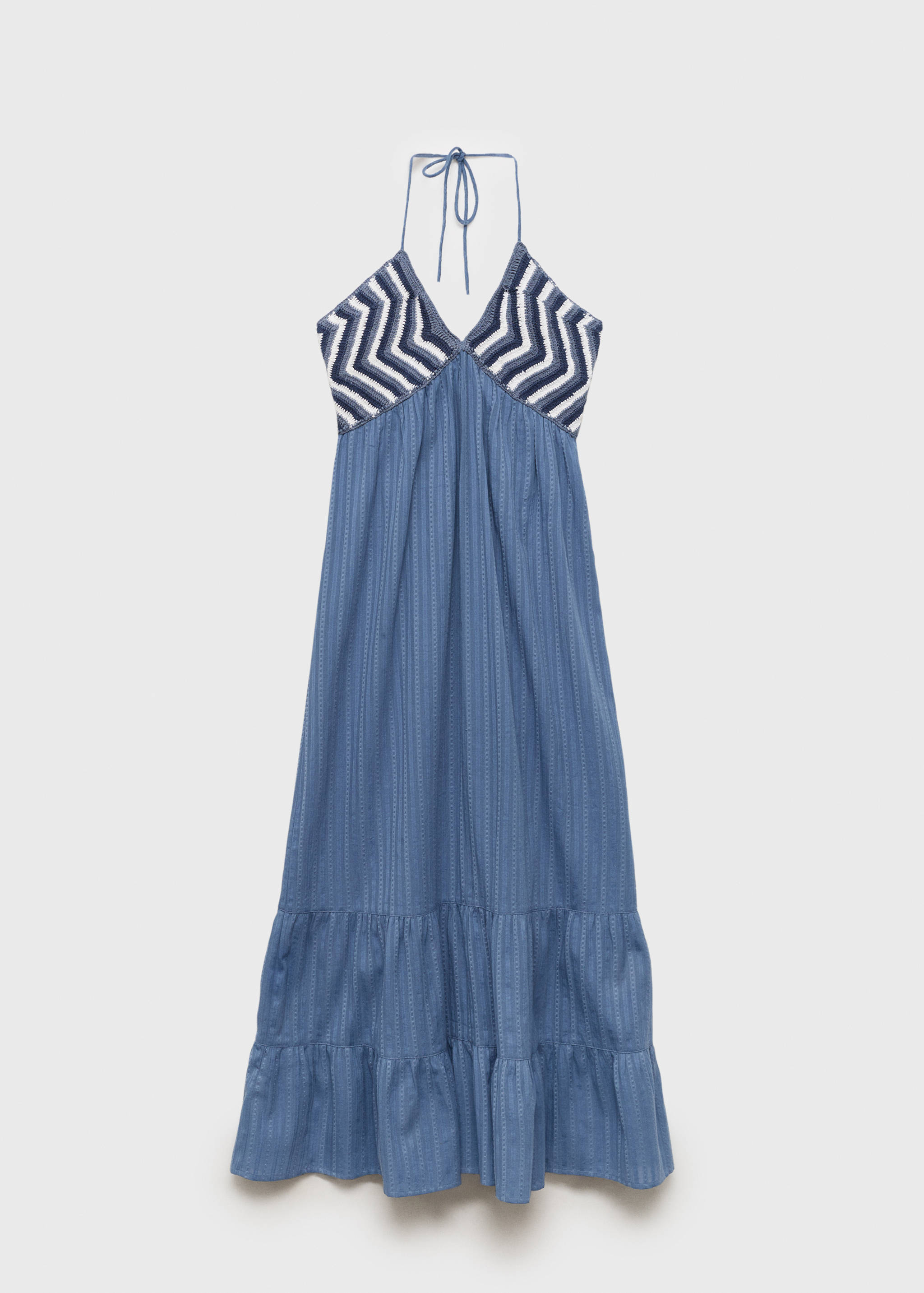 Maxi vestido panel crochet - Artículo sin modelo