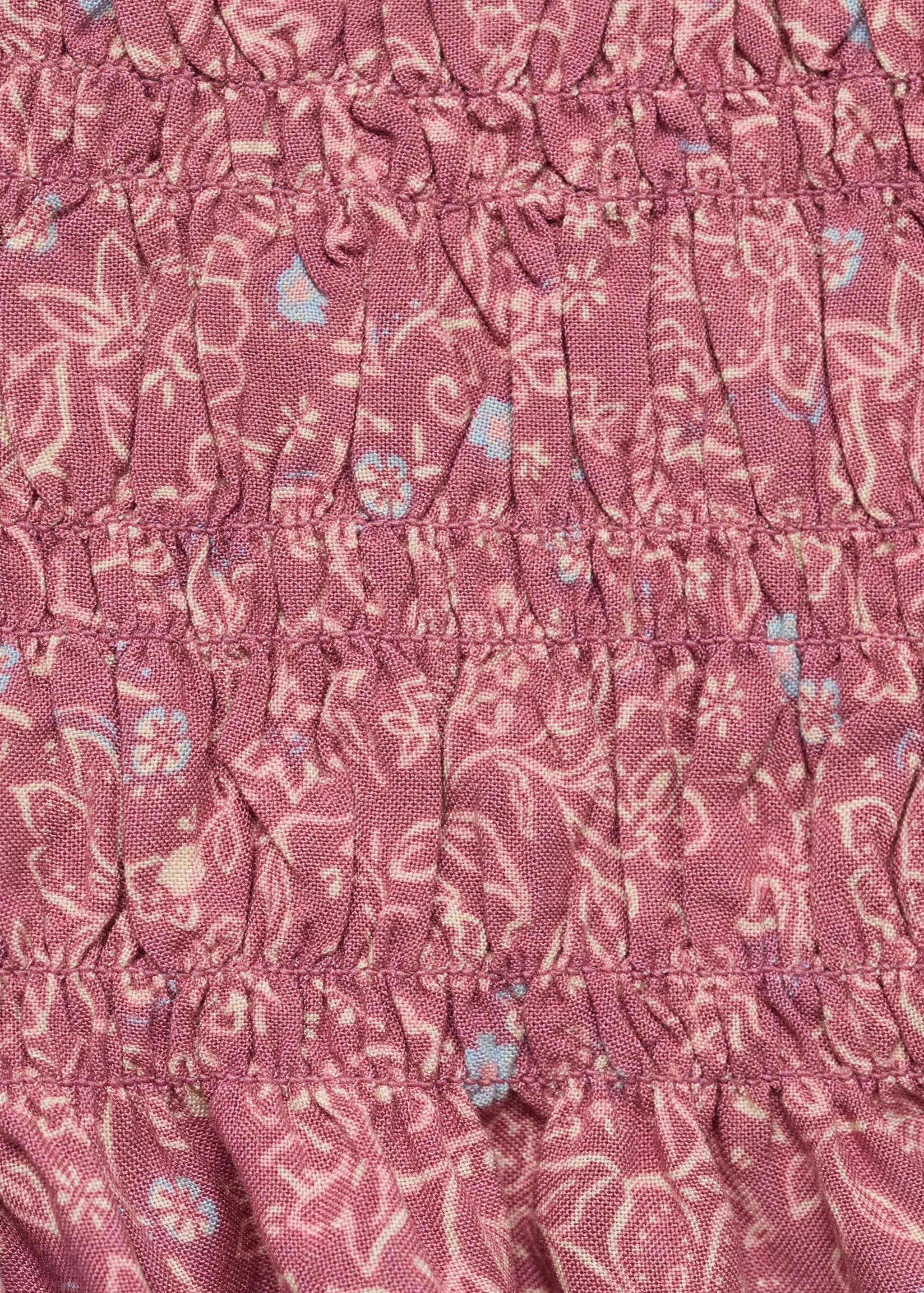 Top mit V-Ausschnitt und Knitter-Effekt - Detail des Artikels 8