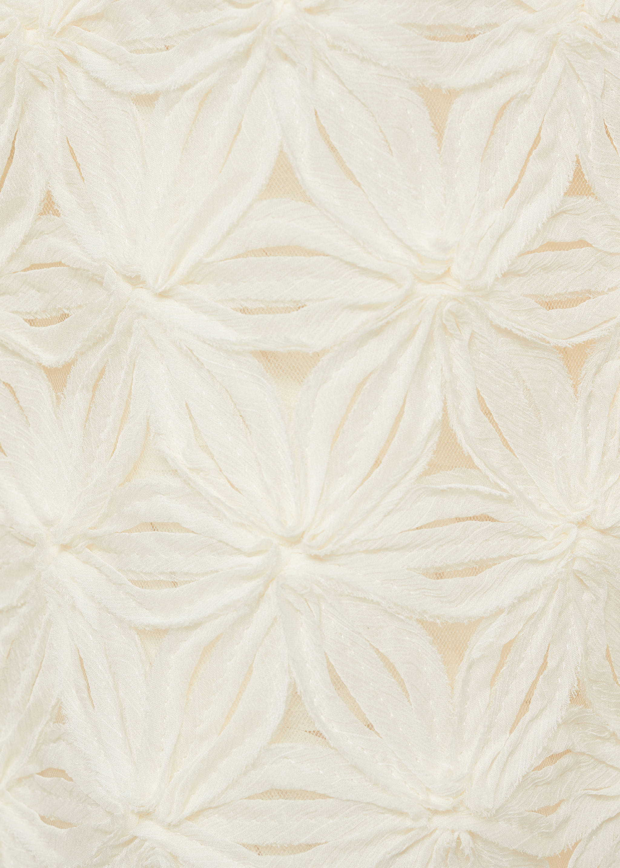 قميص مثقب بنقشة زهور - تفاصيل المنتج 0