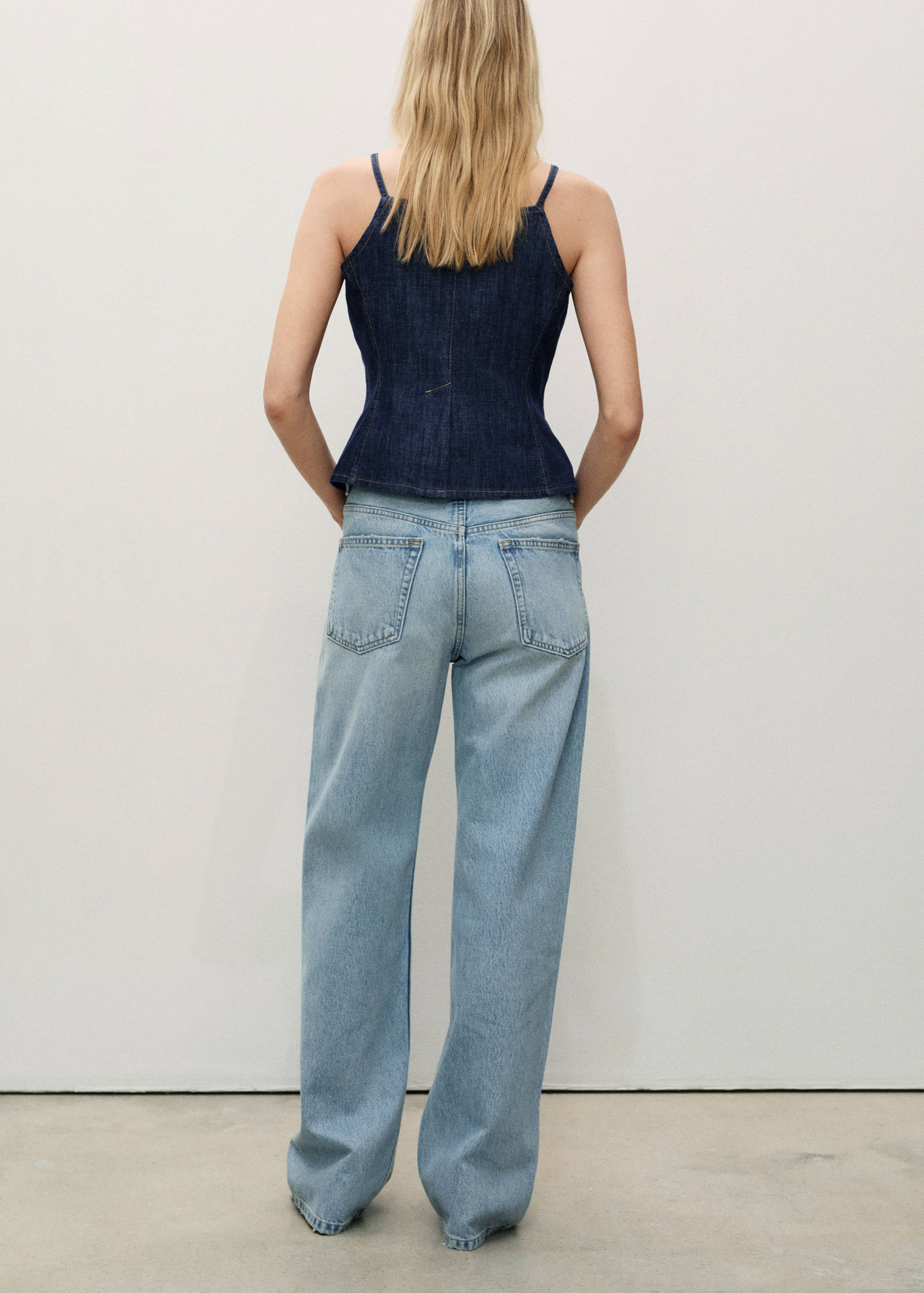 Miami medium-rise straight-fit jeans - Reverse of the article