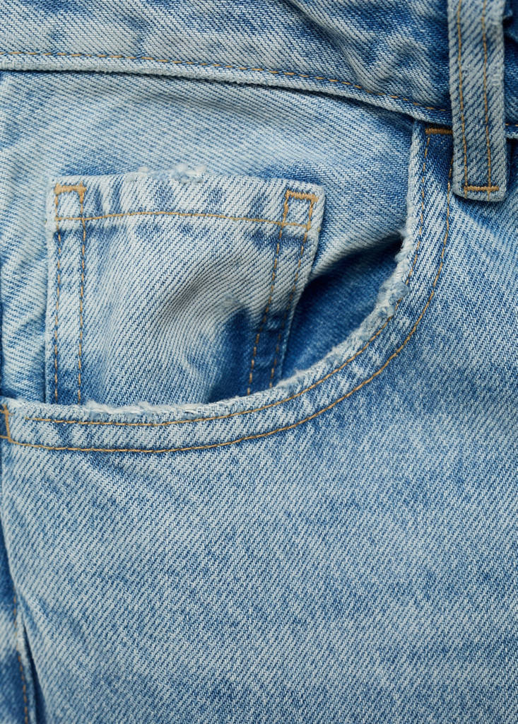 Miami medium-rise straight-fit jeans — Light Blue