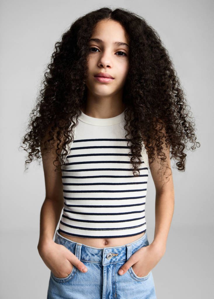 Striped top — Off White