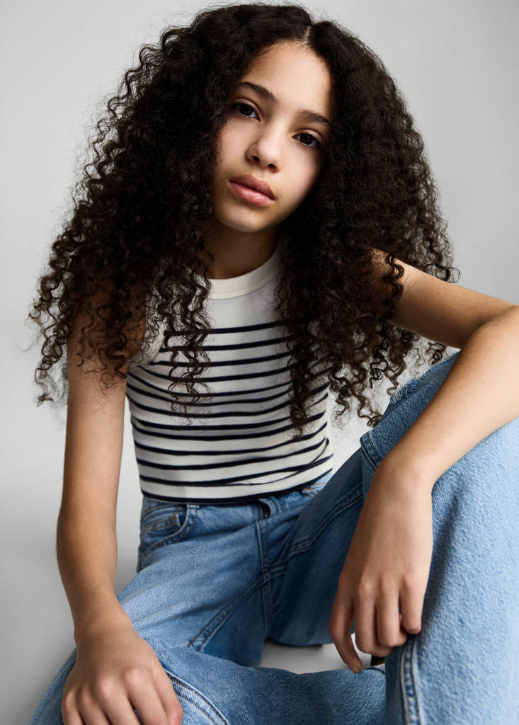 Striped top — Off White