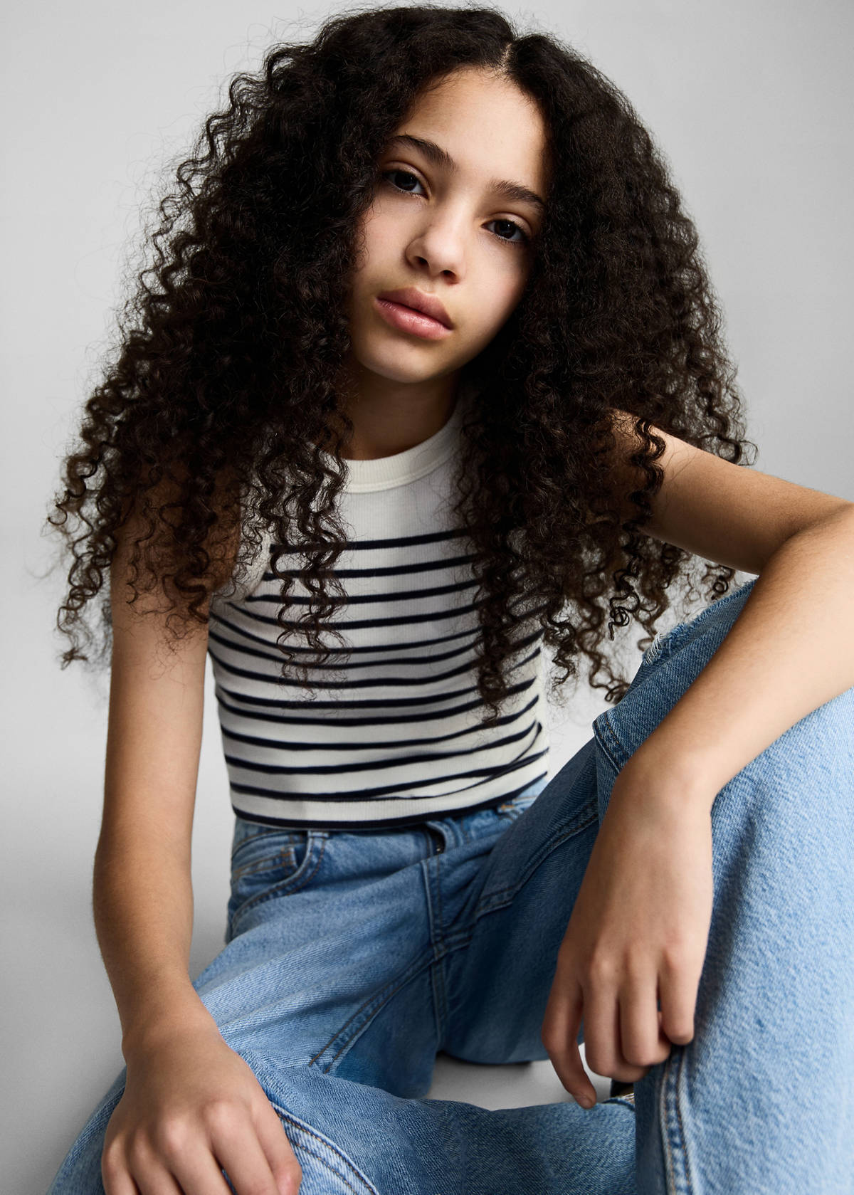 Striped top — Off White