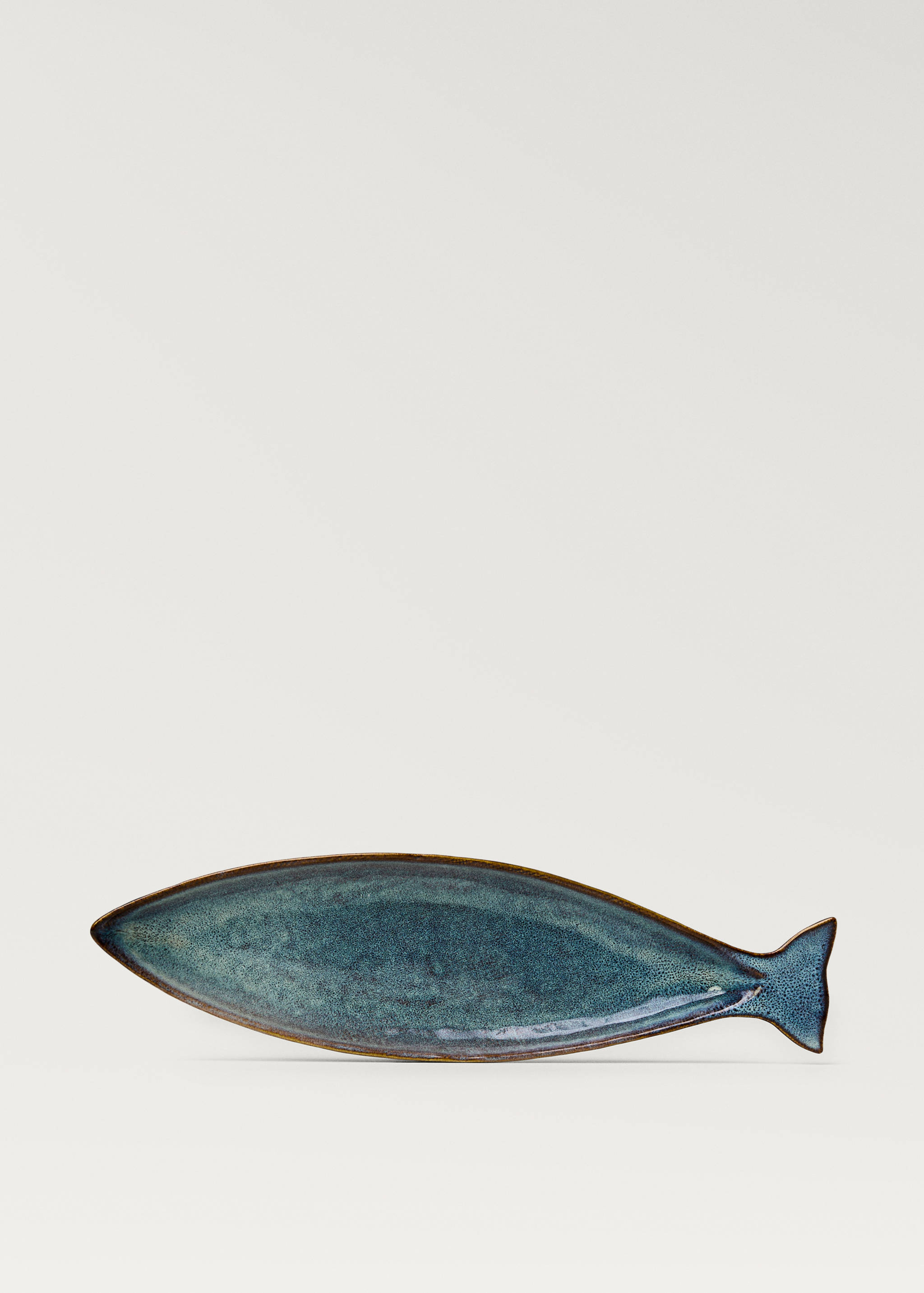 Large sardine stoneware serving dish - Article without model