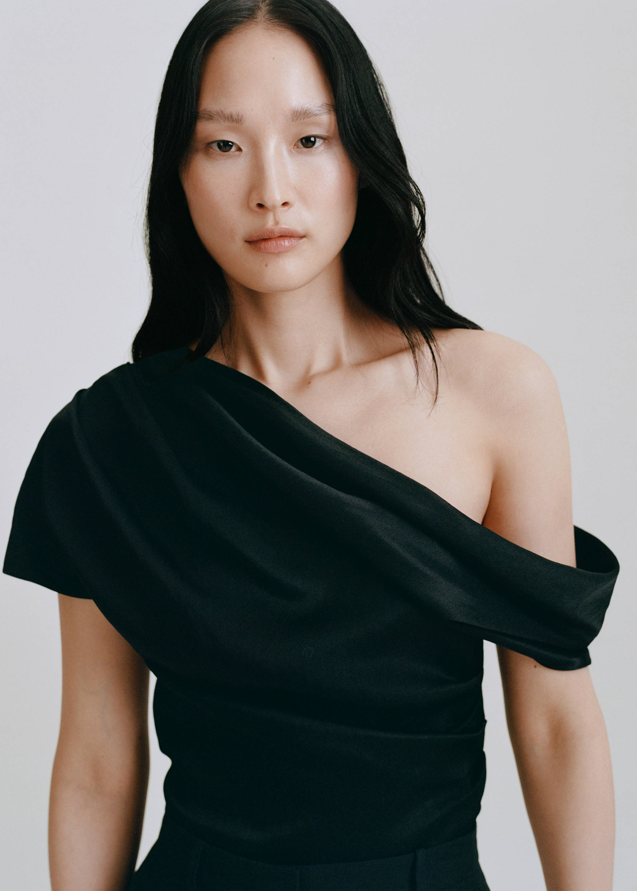 Chemisier satiné manches courtes - Détail de l'article 6