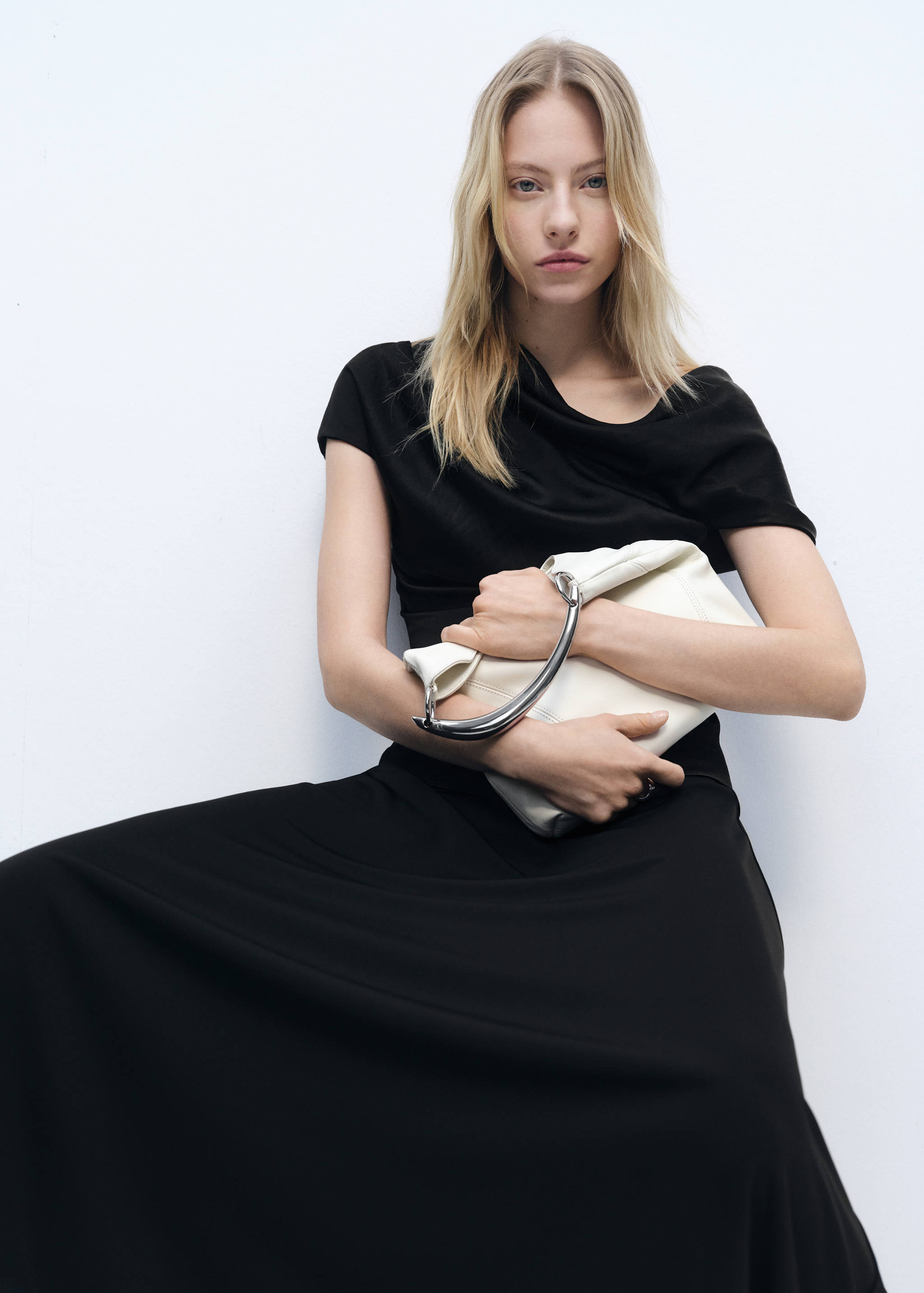 Chemisier satiné manches courtes - Détail de l'article 2