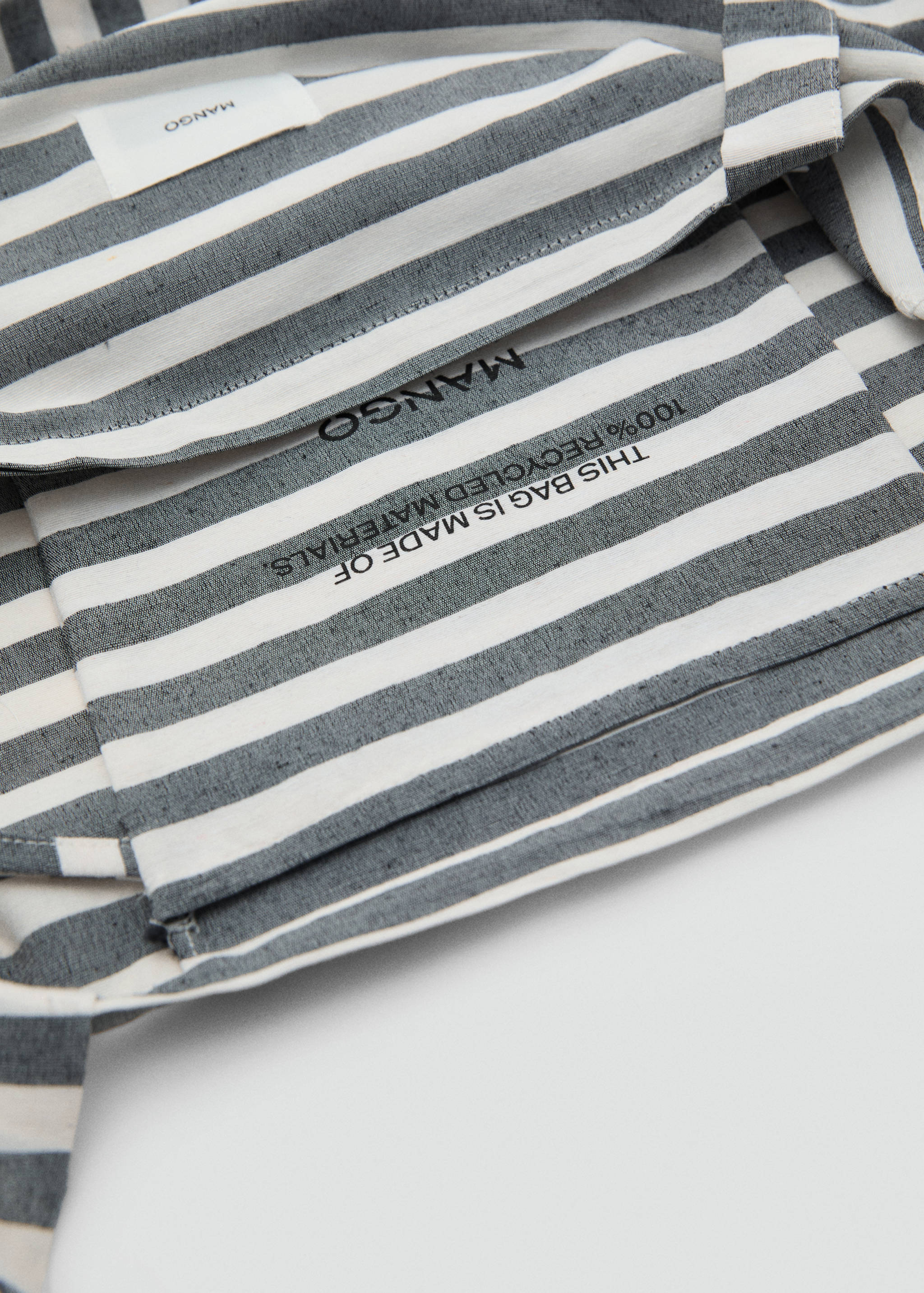 Bolso shopper rayas tamaño mediano - Detalle del artículo 1