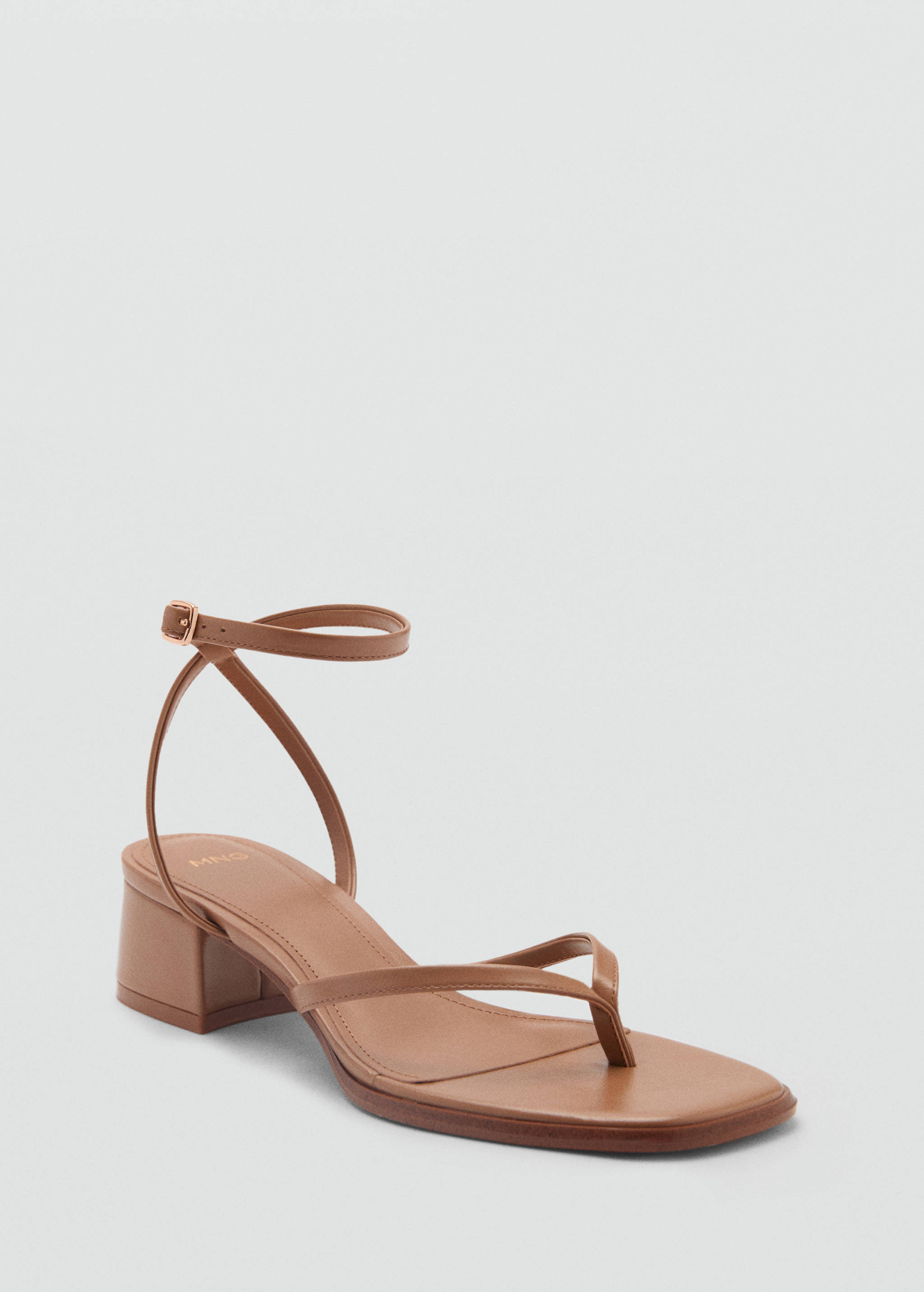 Strappy heeled sandals - Medium plane
