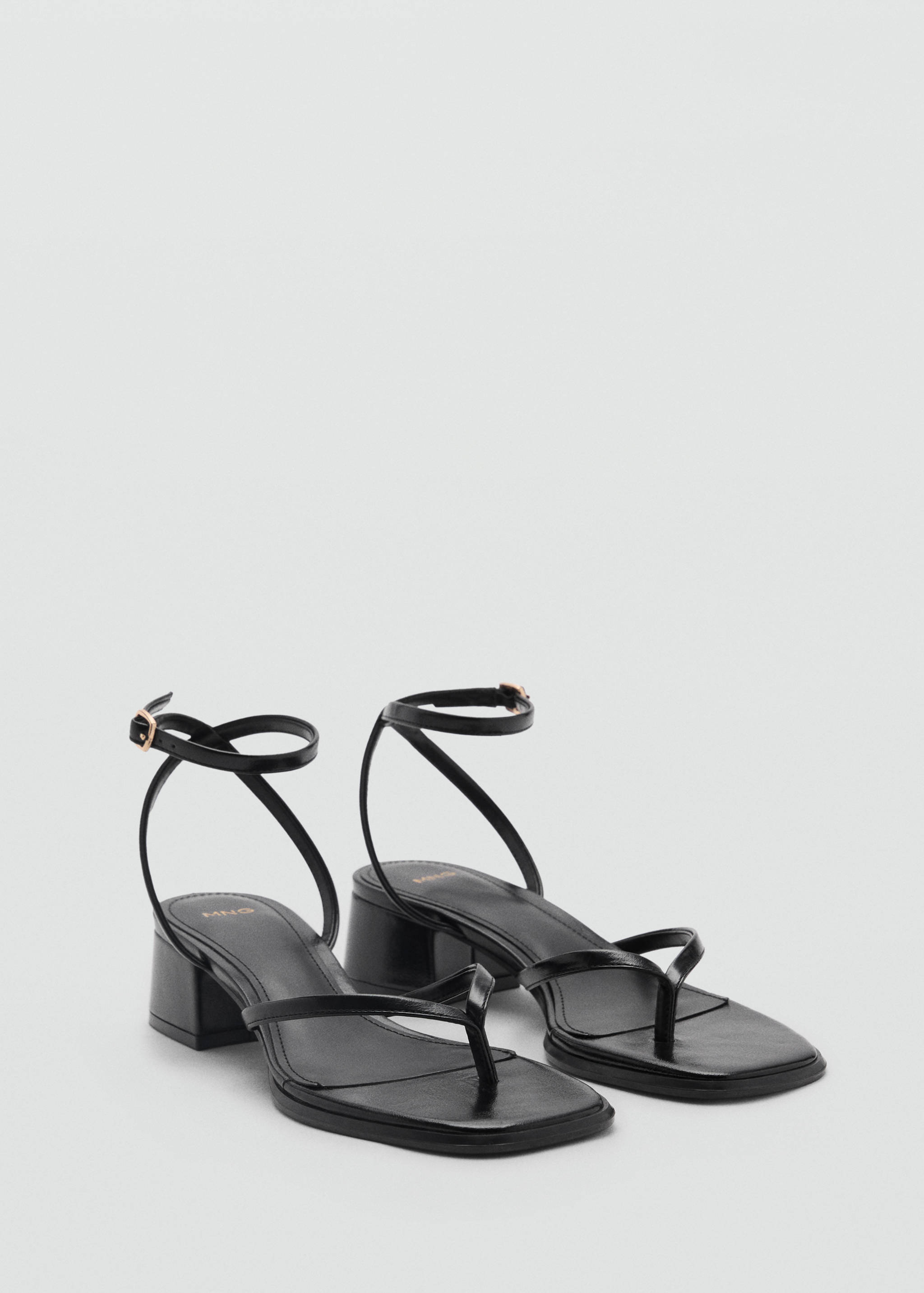 Strappy heeled sandals - Medium plane