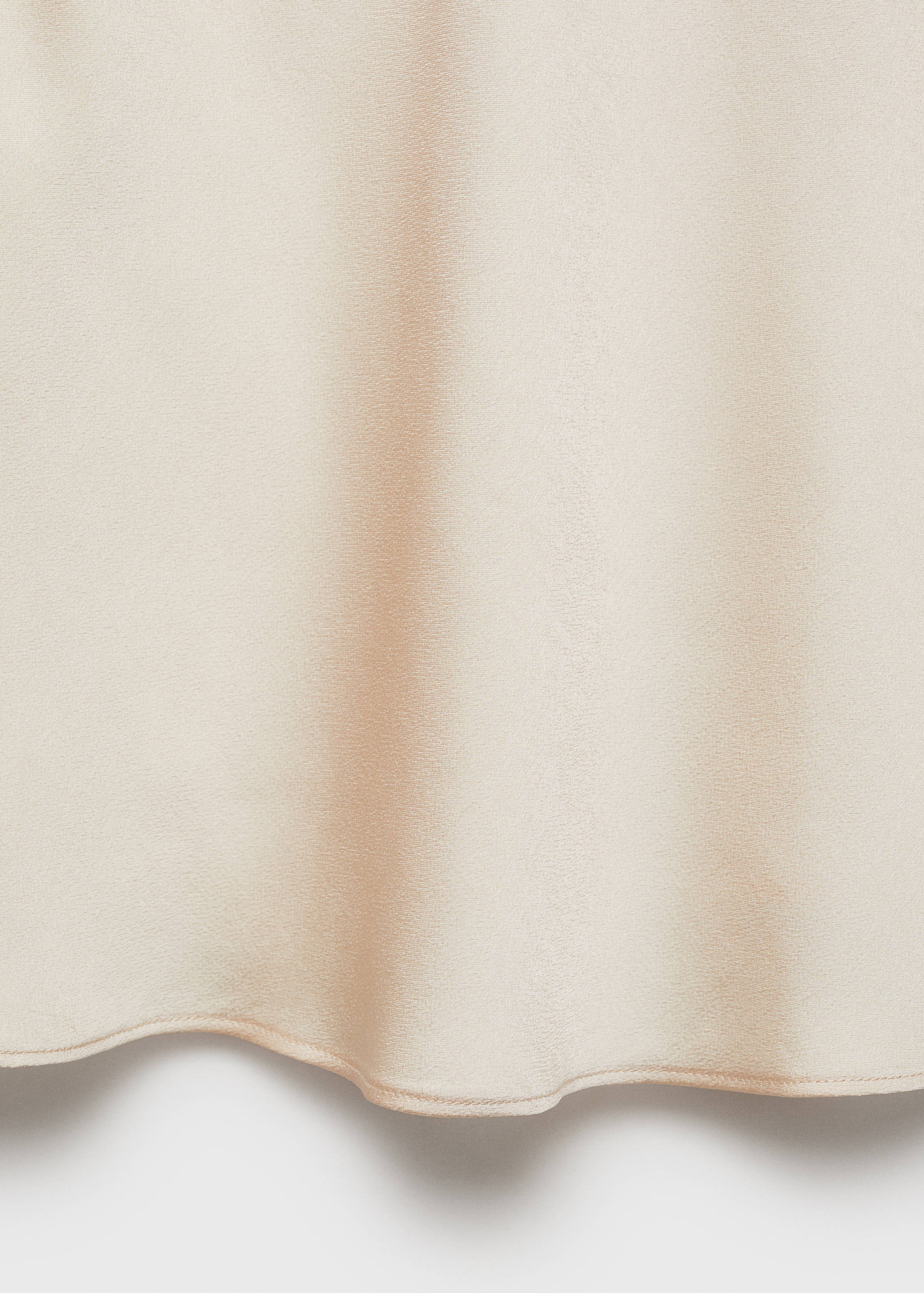 Top satinado escote drapeado - Detalle del artículo 0