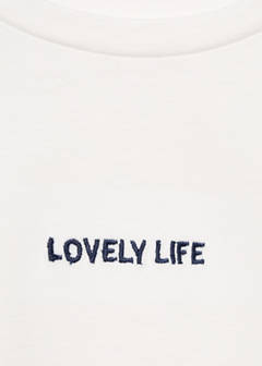 T-shirt with message and pleated shoulders — Off White 3
