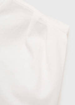 T-shirt with message and pleated shoulders — Off White 5