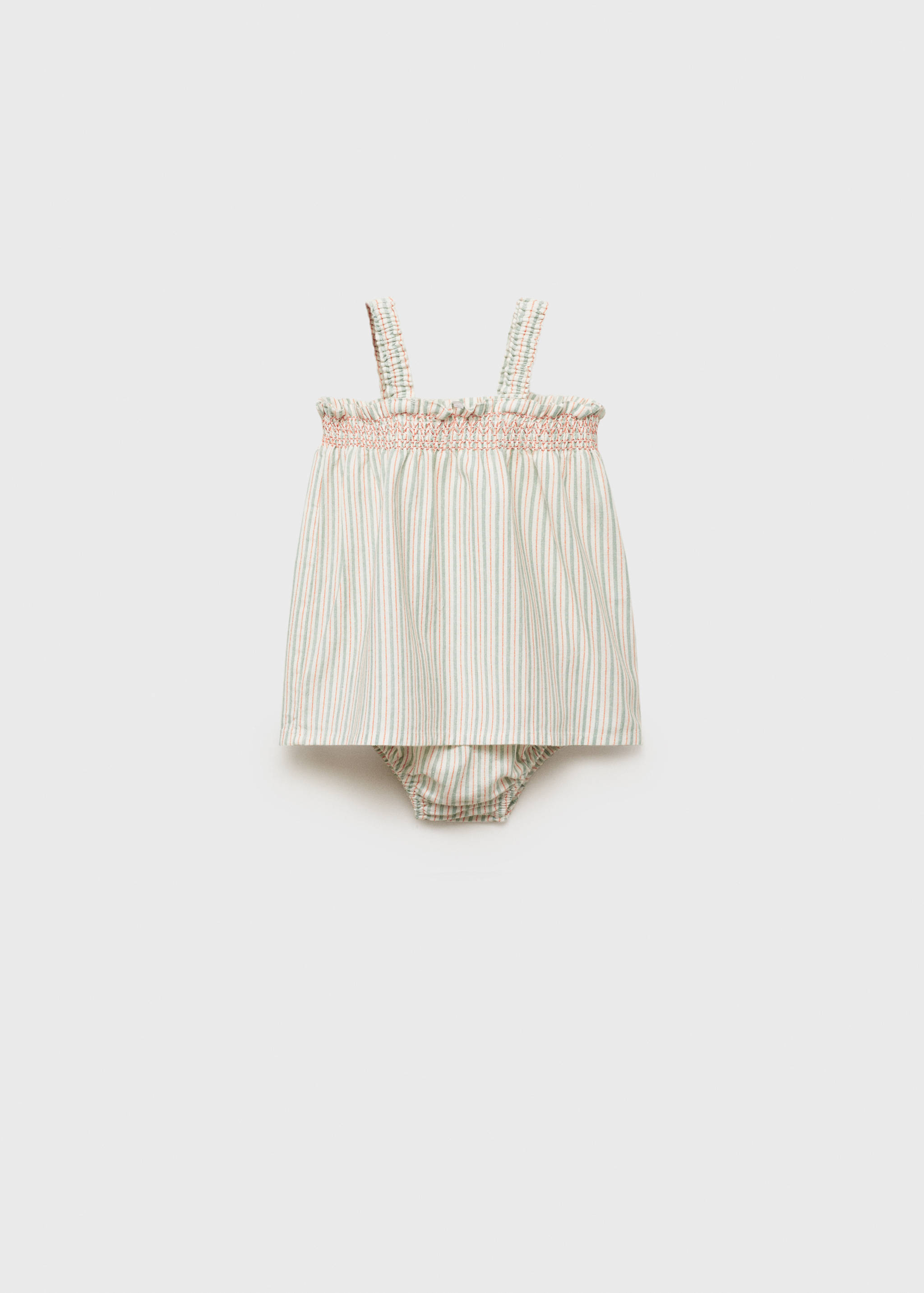 Cotton linen dress and romper - Article without model