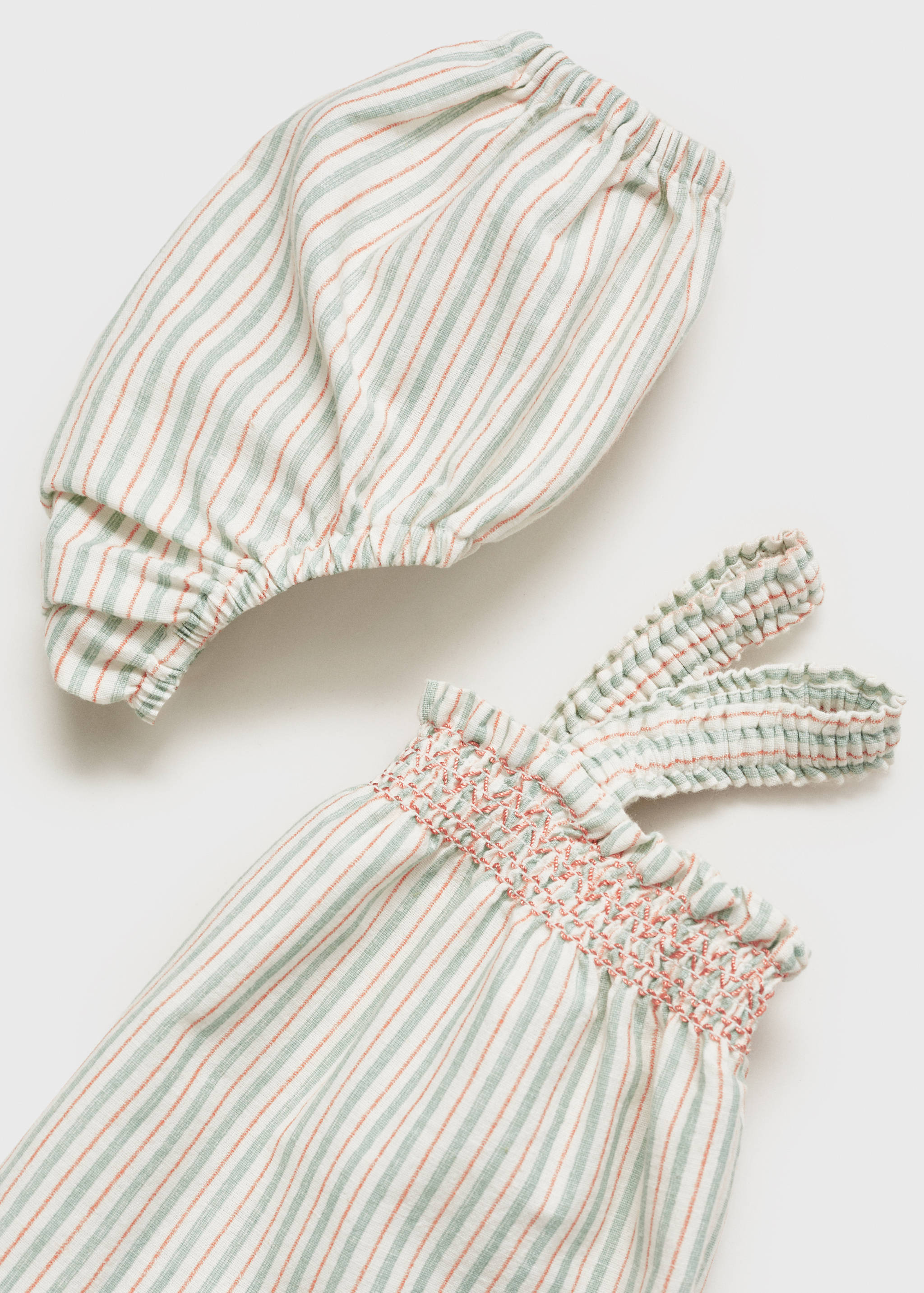 Cotton linen dress and romper - Details of the article 0