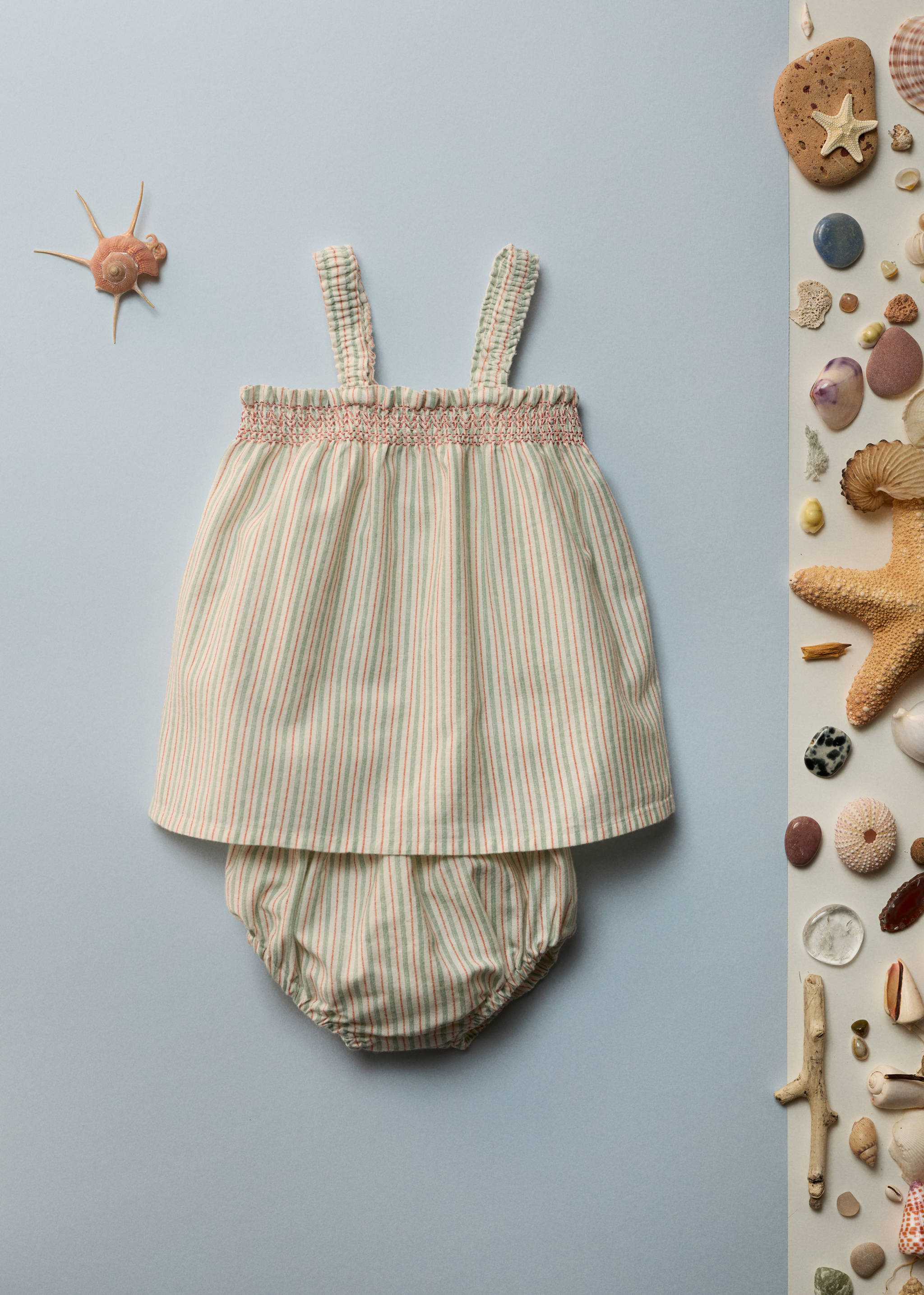Cotton linen dress and romper - Details of the article 5