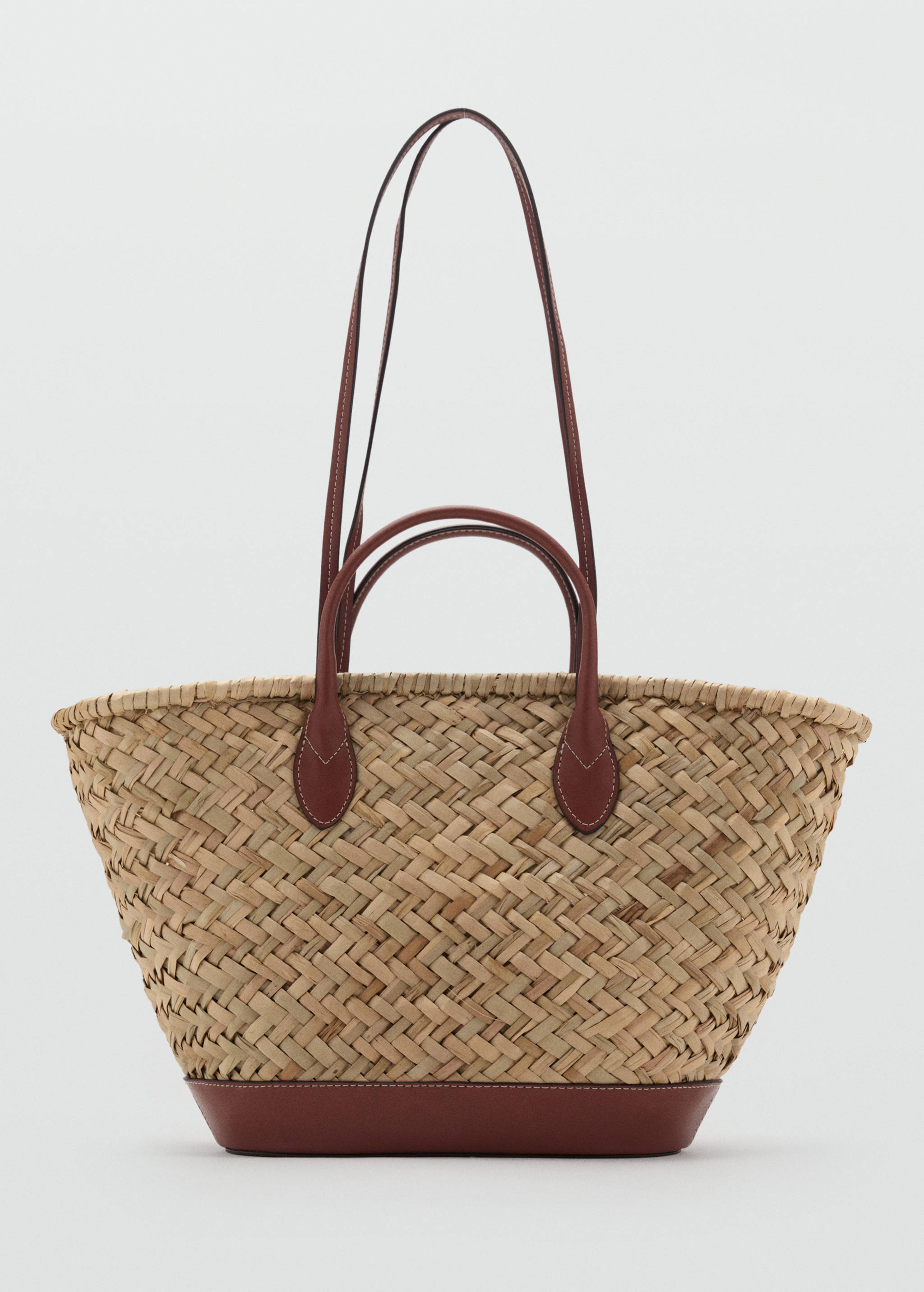 Large double-handle natural fibre basket - Article without model
