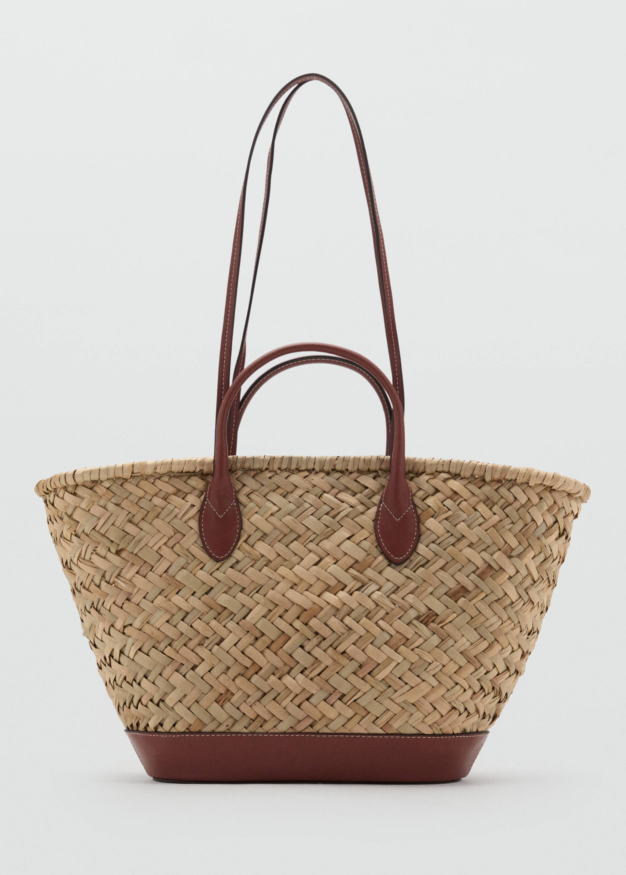 Large double-handle natural fiber basket - Article without model