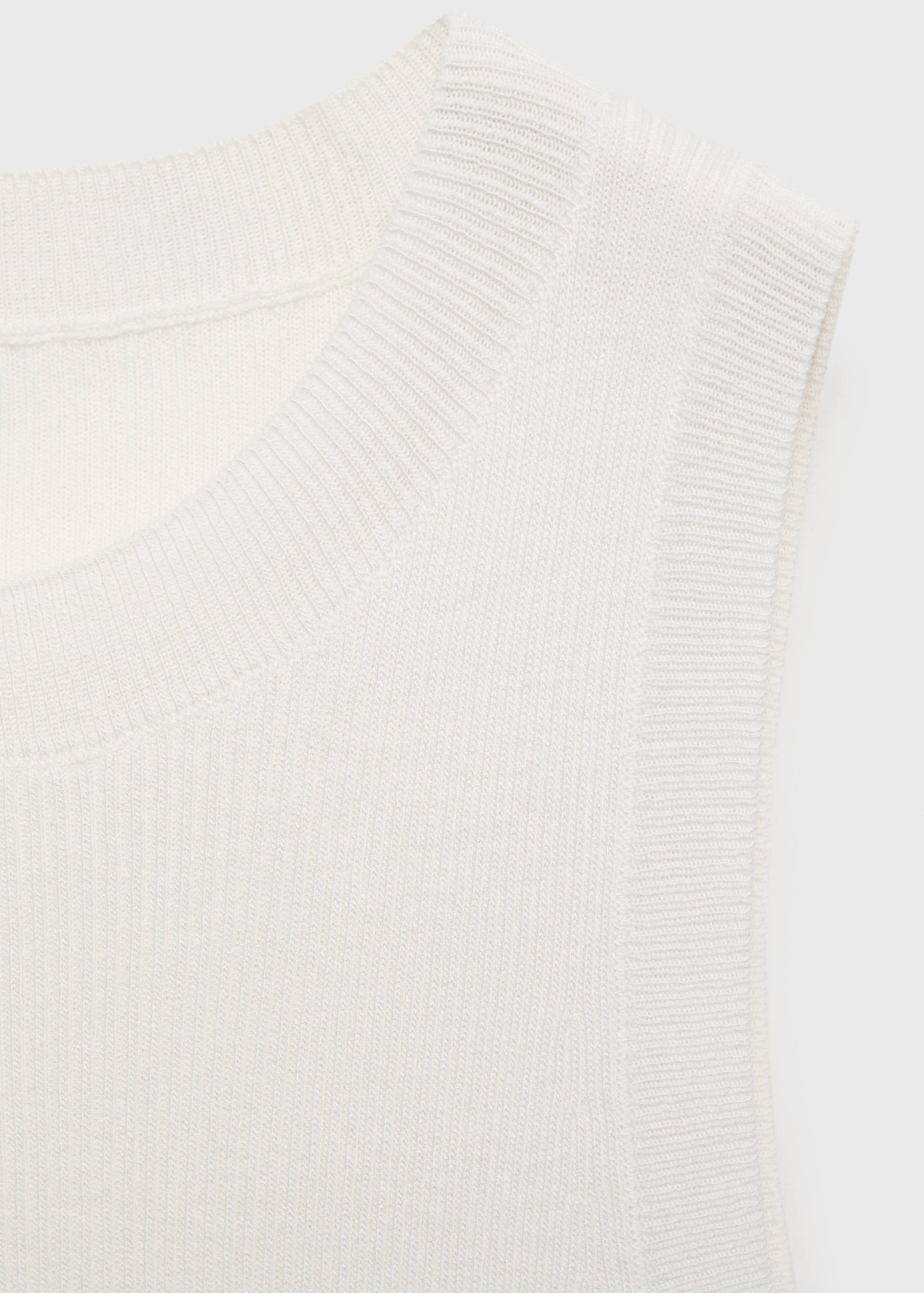Ribbed knit top - Details of the article 8