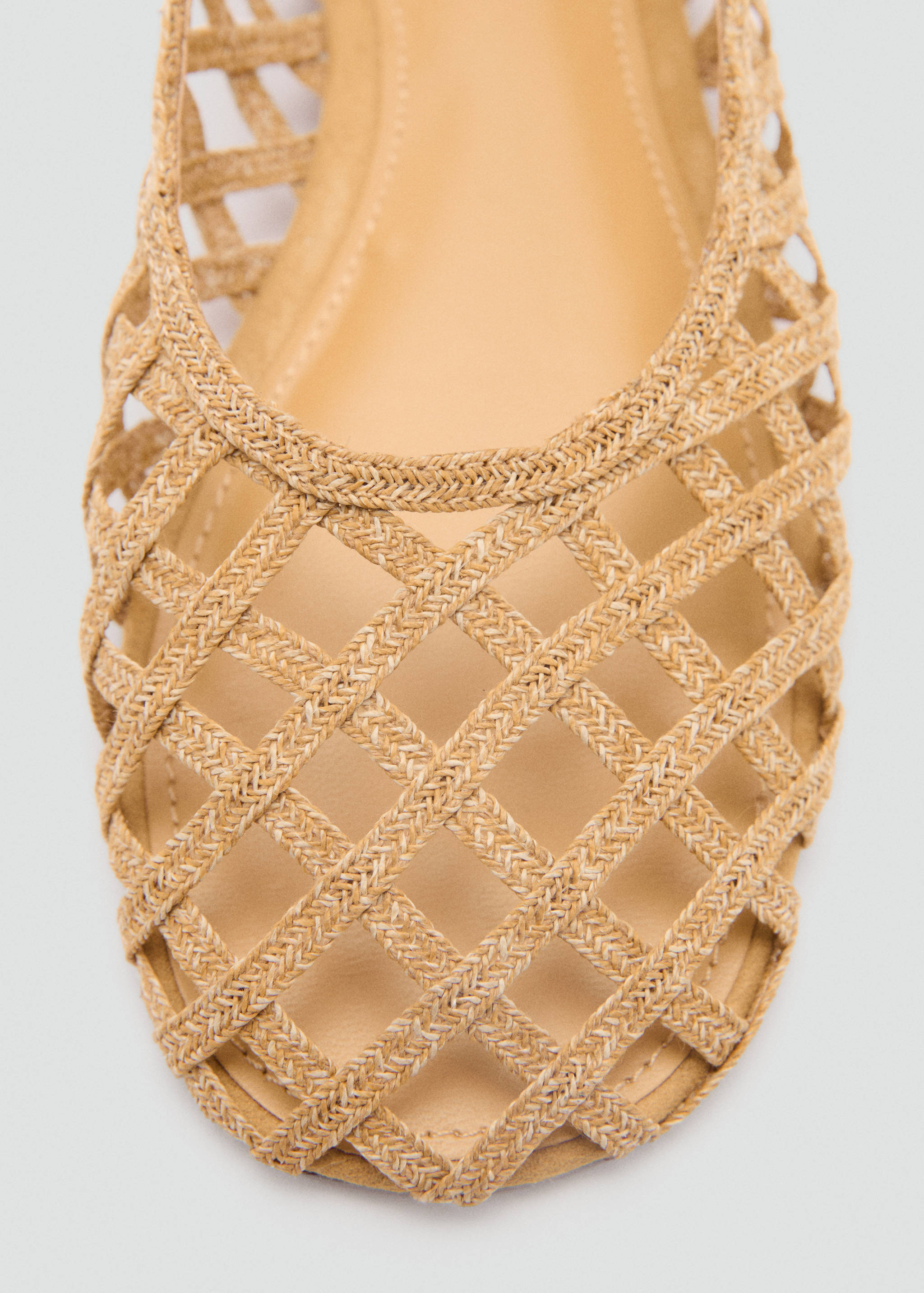 Natural fibre ballerina flats - Details of the article 2