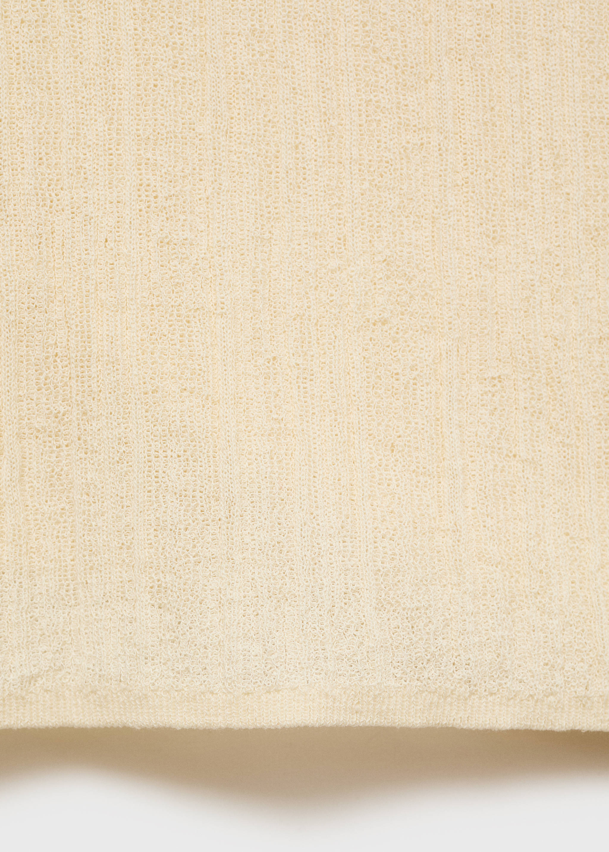 Polo-neck knitted top - Details of the article 0