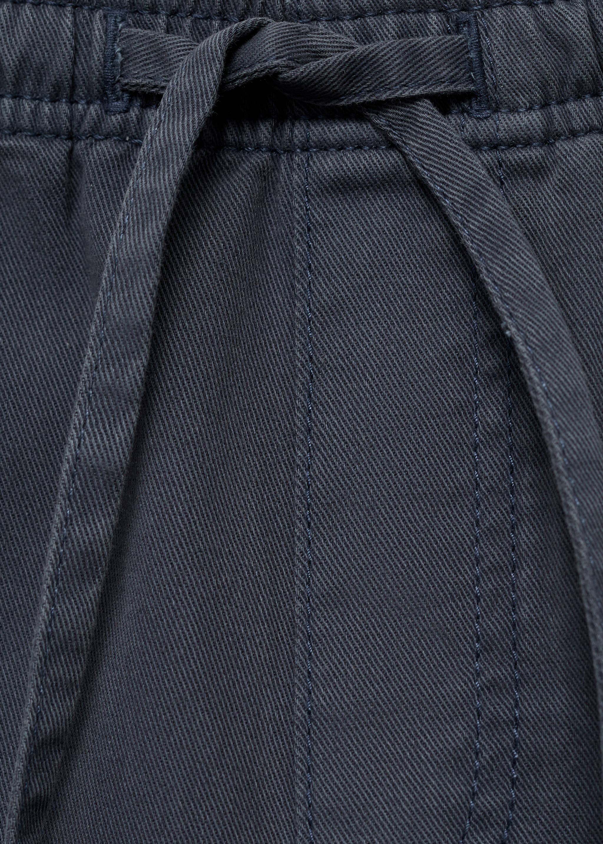 Cotton shorts with drawstring - Details of the article 8