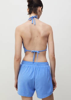 Terry cotton shorts — Blue 3