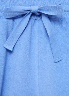 Terry cotton shorts — Blue 8