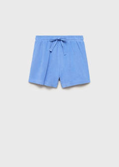 Terry cotton shorts — Blue 7
