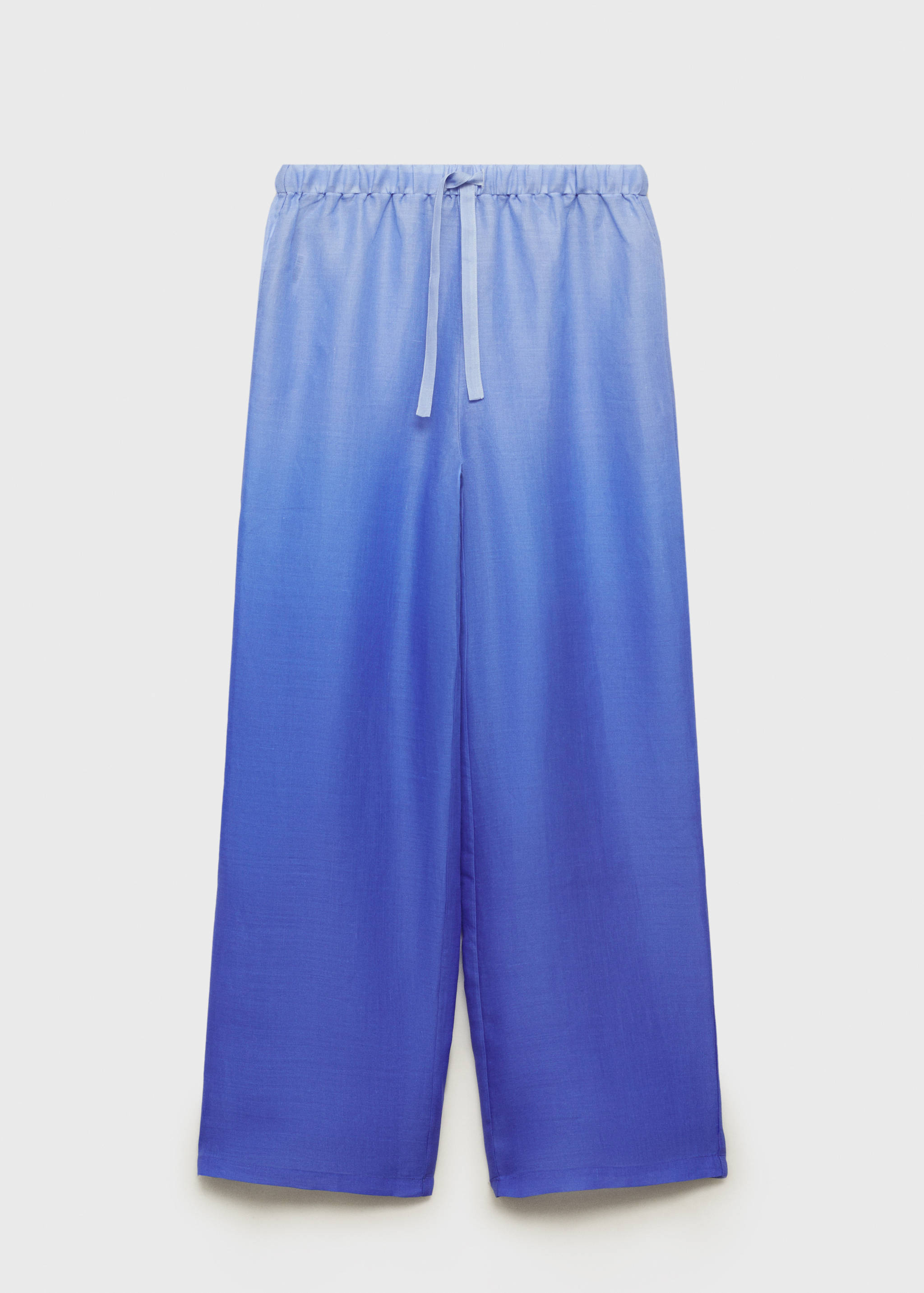 Ramie trousers with degraded effect - Article without model