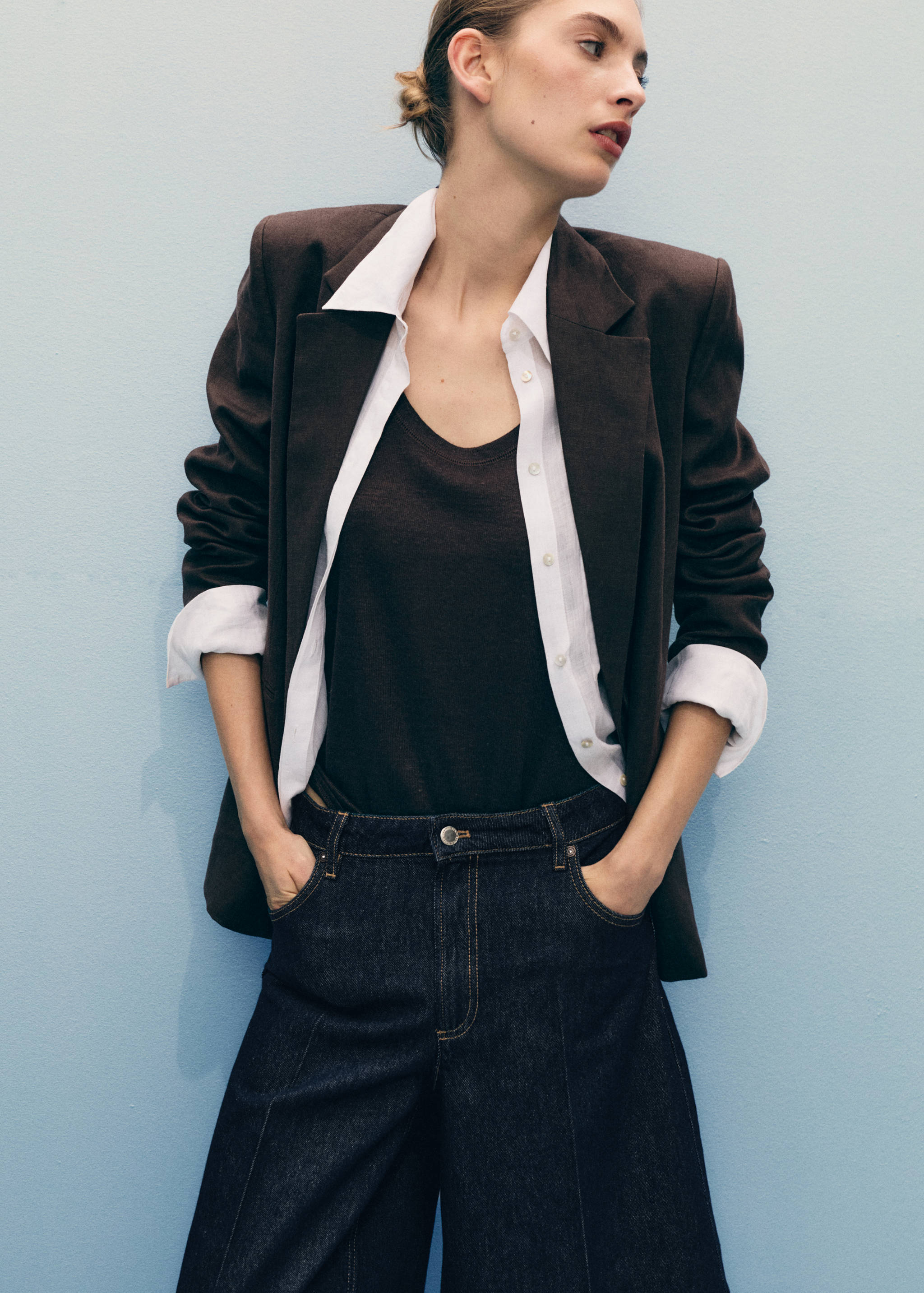 Denimbermudas med hög midja - Detaljer om artikeln 1