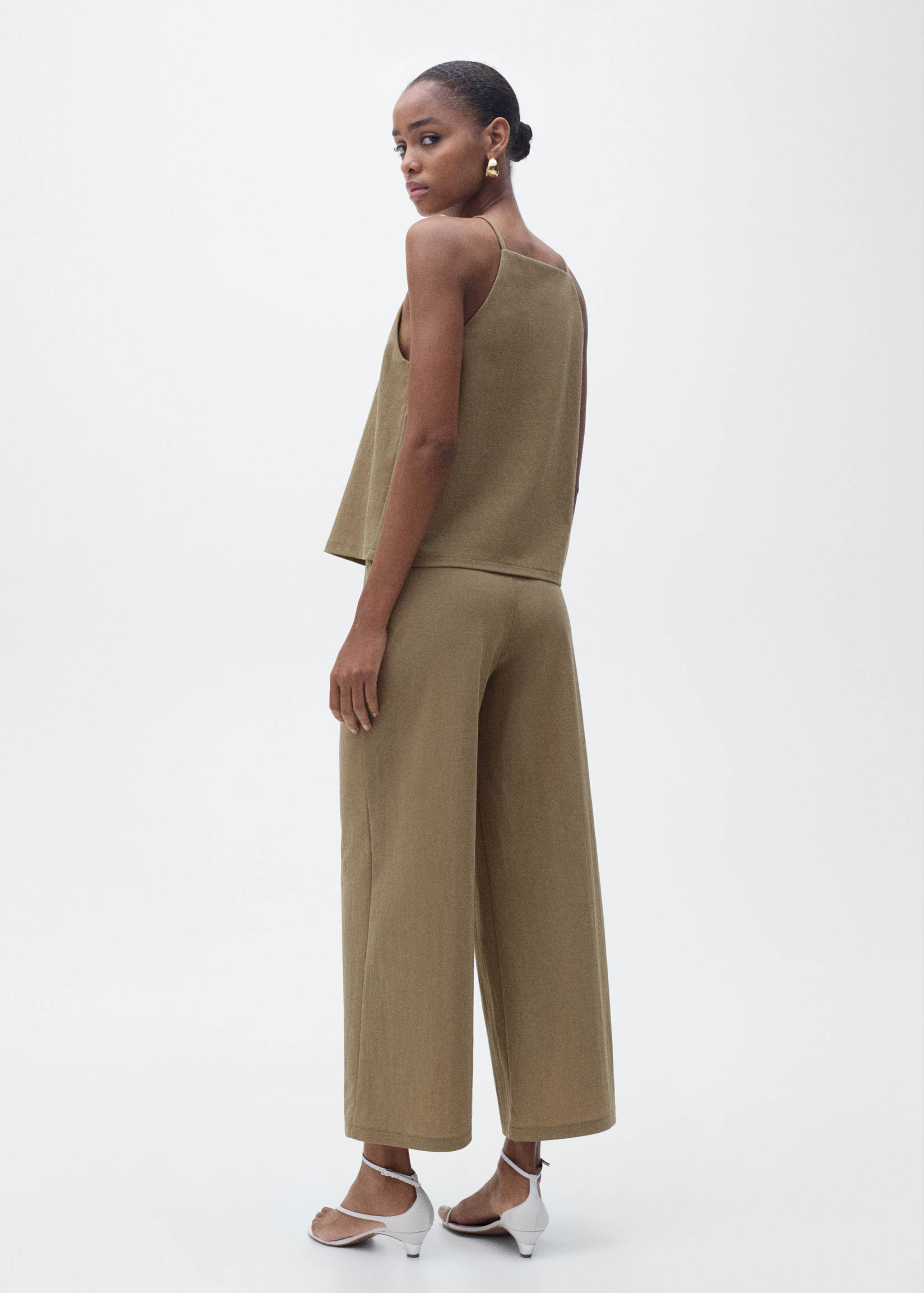 Cropped palazzo trousers - Versi terbalik dari barang