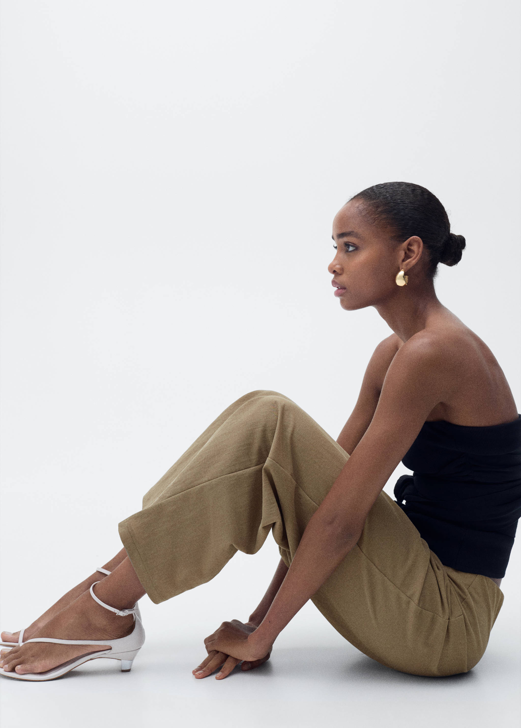 Cropped palazzo trousers - Rincian barang 2