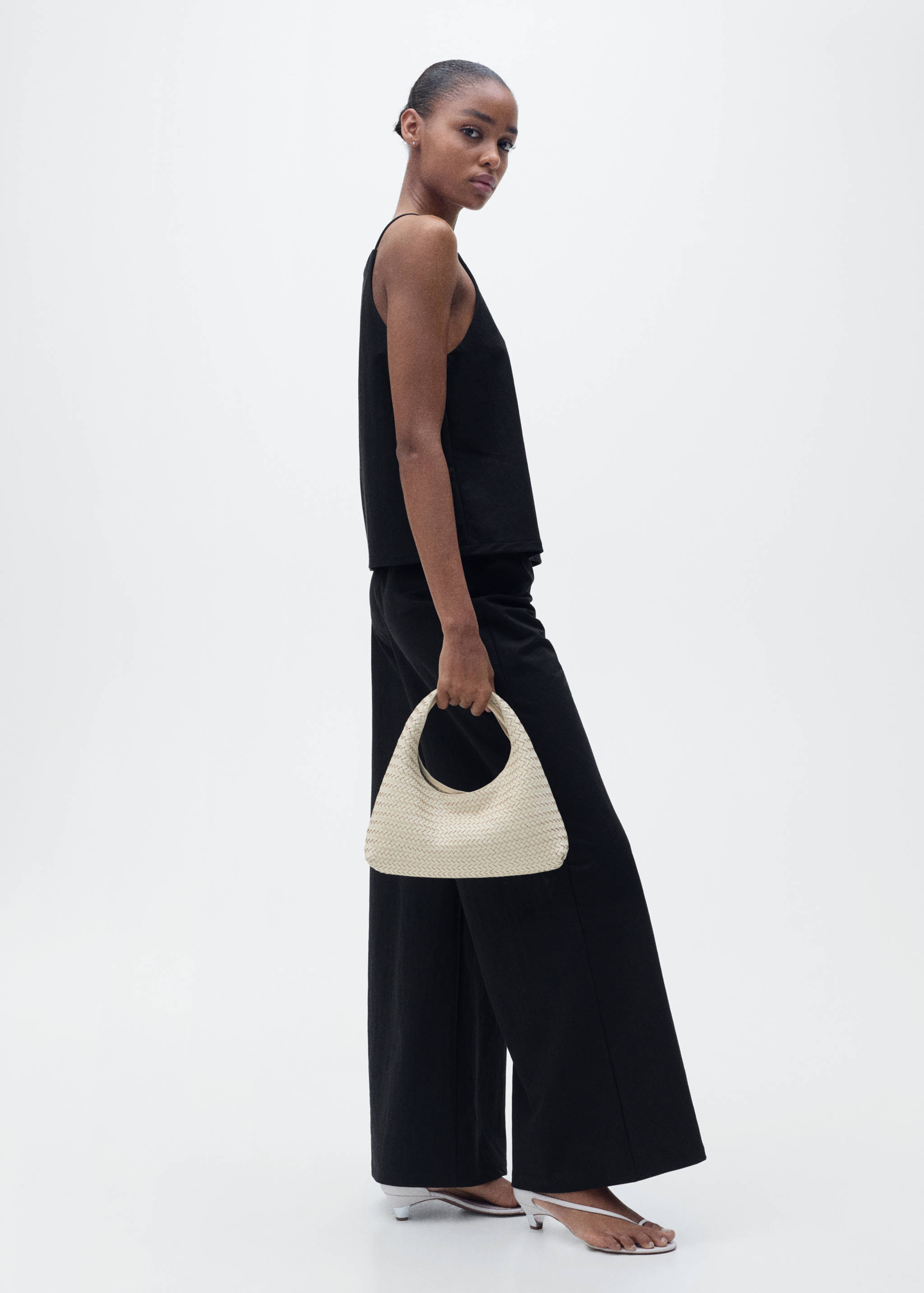 Cropped palazzo trousers - Rincian barang 2